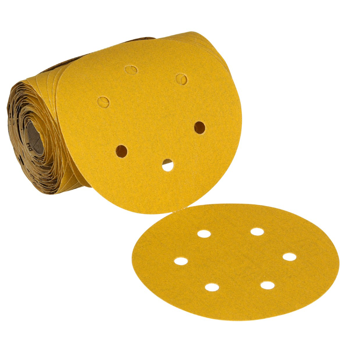 3M  Stikit Gold Abrasive Disc Roll 61644, 120, 6-inch (150mm), Dust-Free
