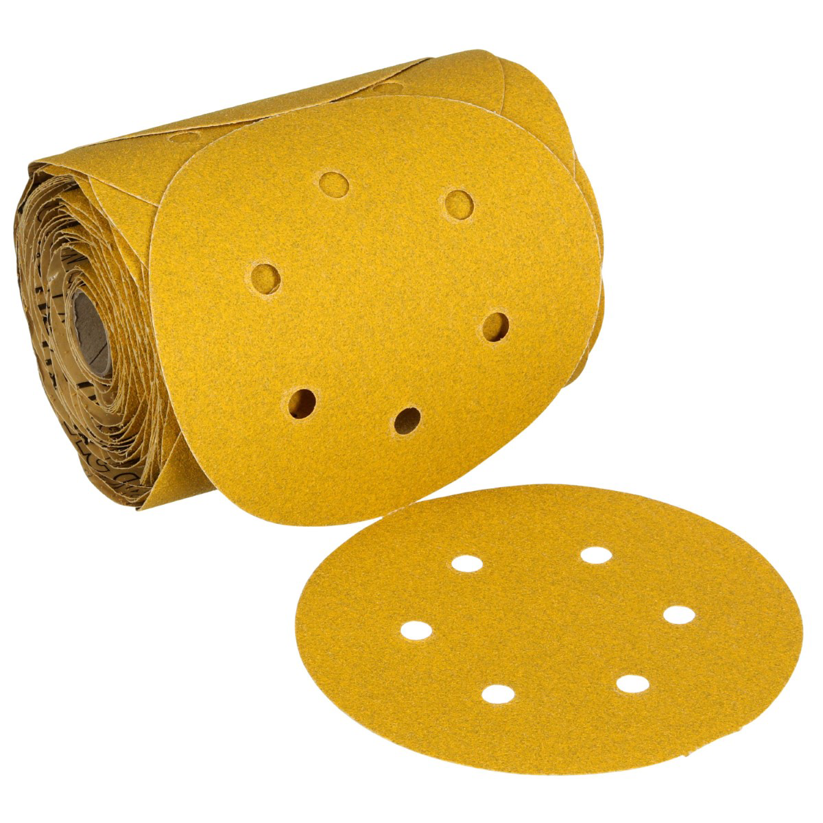 3M  Stikit Gold Abrasive Disc Roll 61645, 80D, 6-inch (150mm), Dust-Free