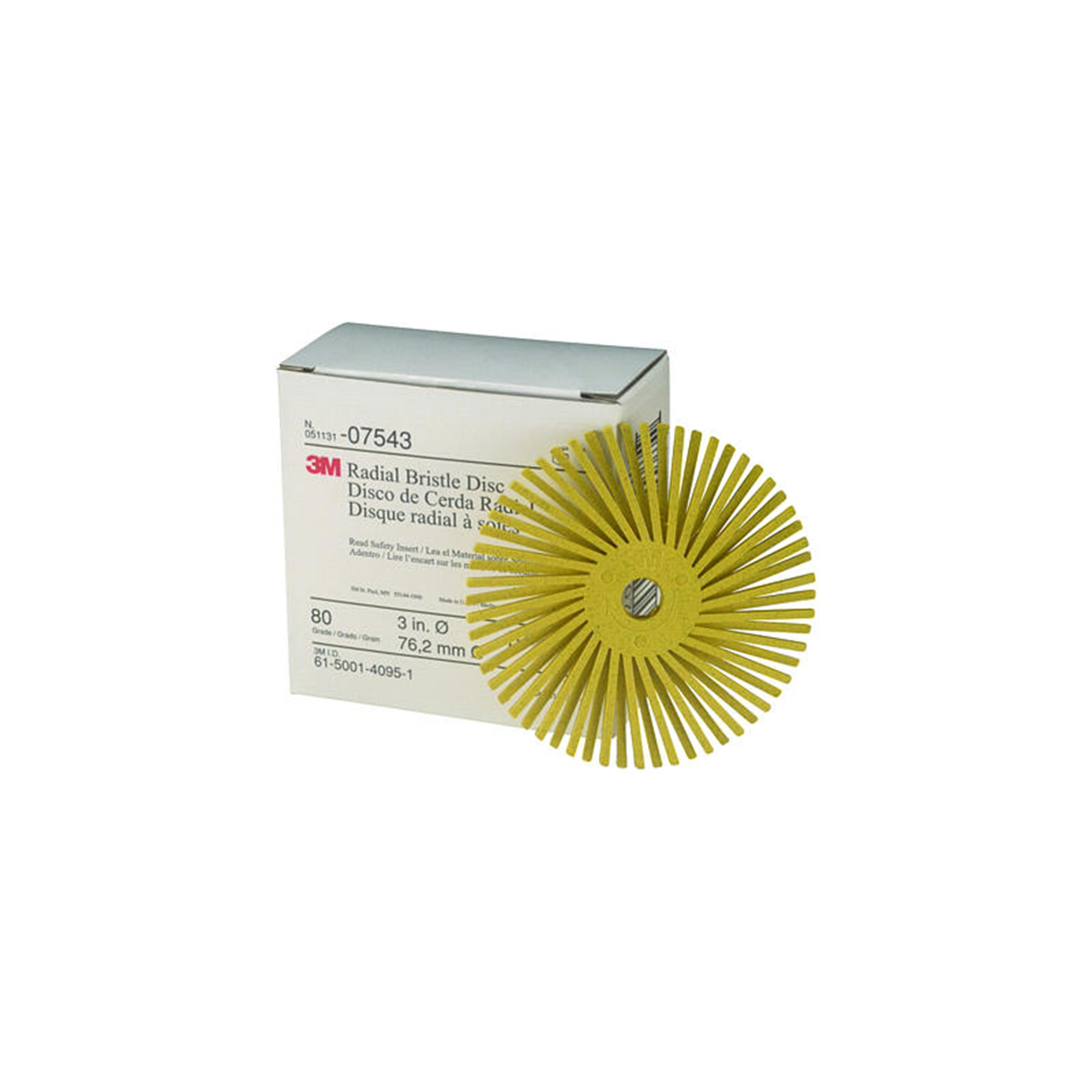 3m Discs Radial Bristle 3" 80 Grade