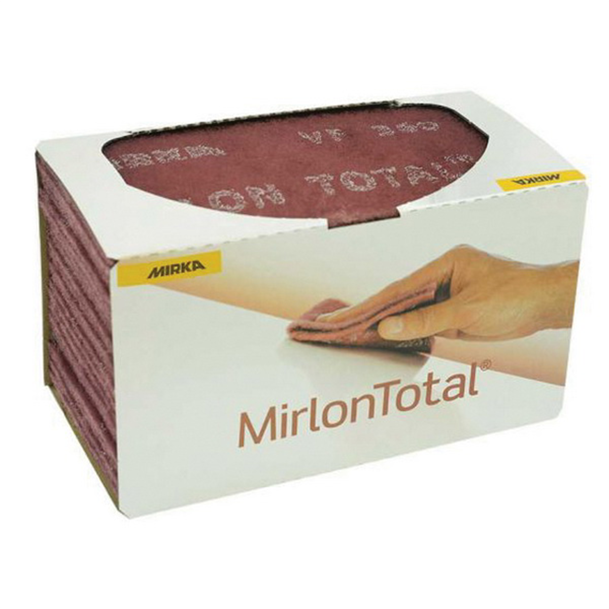 Mirka Abrasives Mirlon Total 18-118-446 18 Series Non-Woven Scuff Pad, 4-1/2 in W x 9 in L, 800 Grit