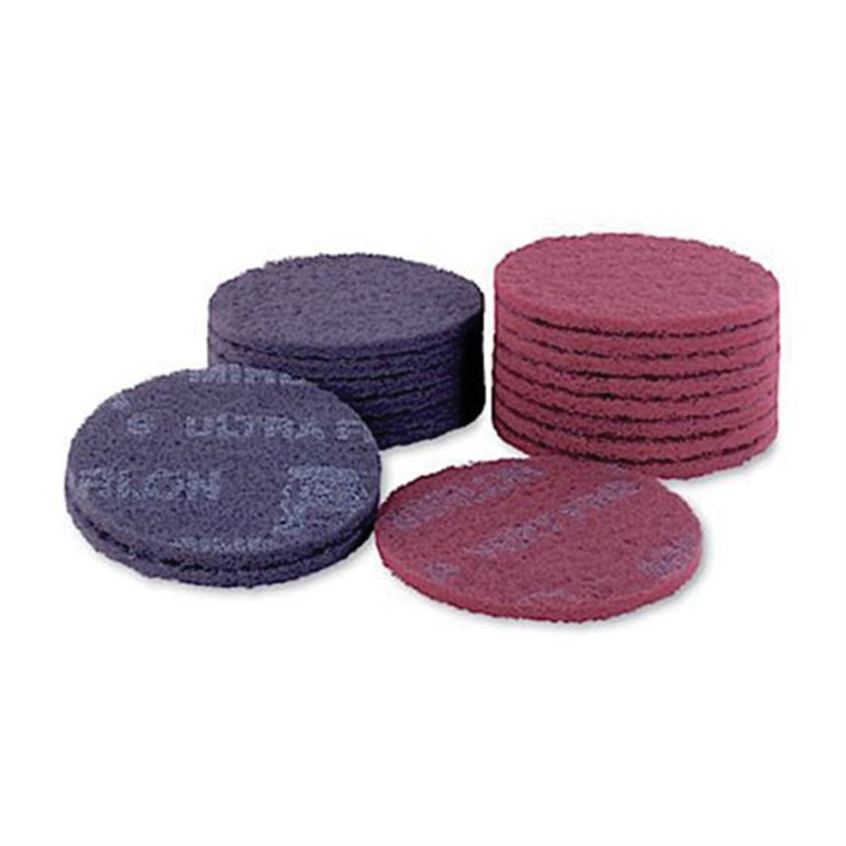 Mirka Abrasives Mirlon 18-241-447 18 Series Non-Woven Scuff Disc, 6 in Dia, 360 Grit