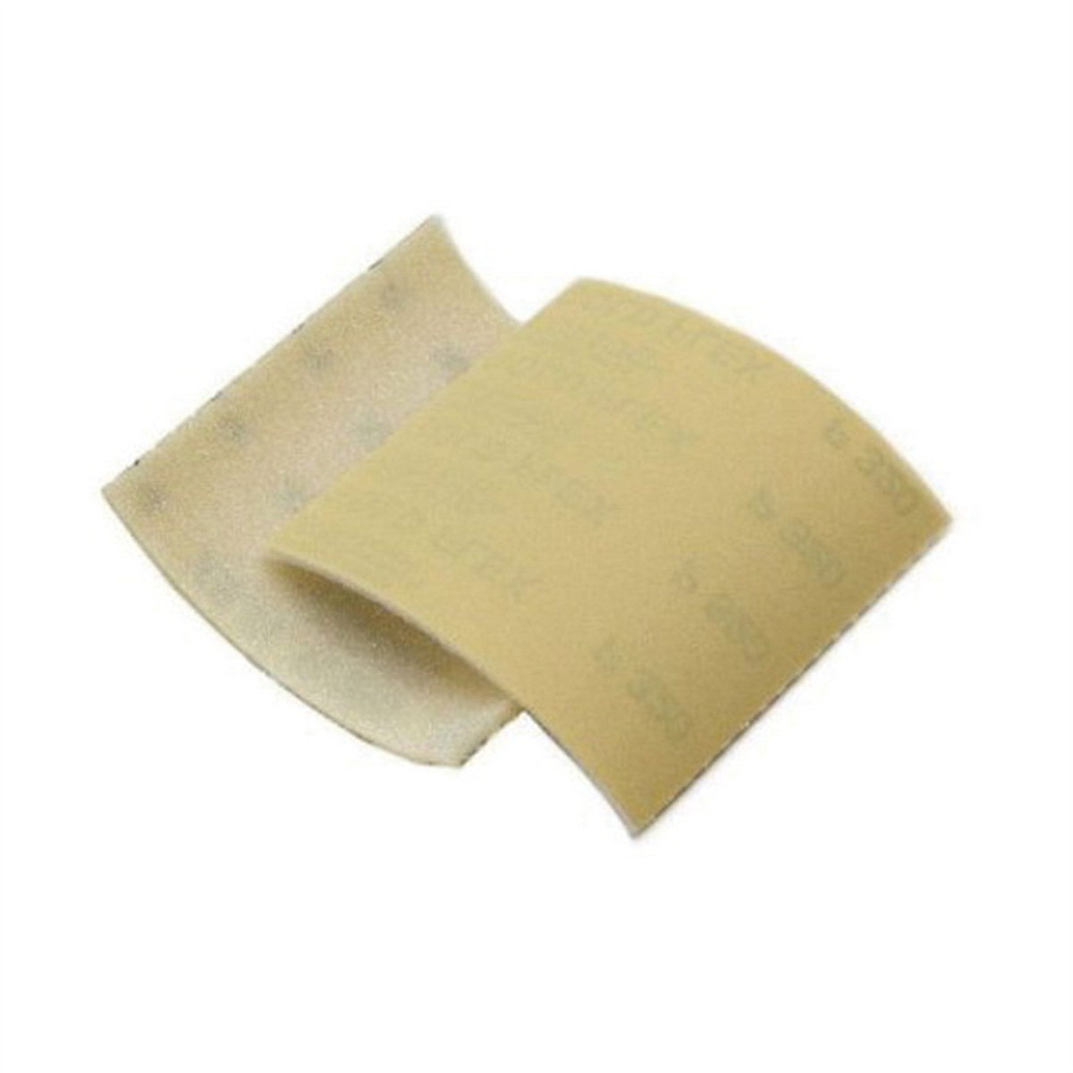 Mirka Abrasives Goldflex-Soft 23145320 23 Series Abrasive Pad, 4-1/2 in W x 5 in L, P320 Grit