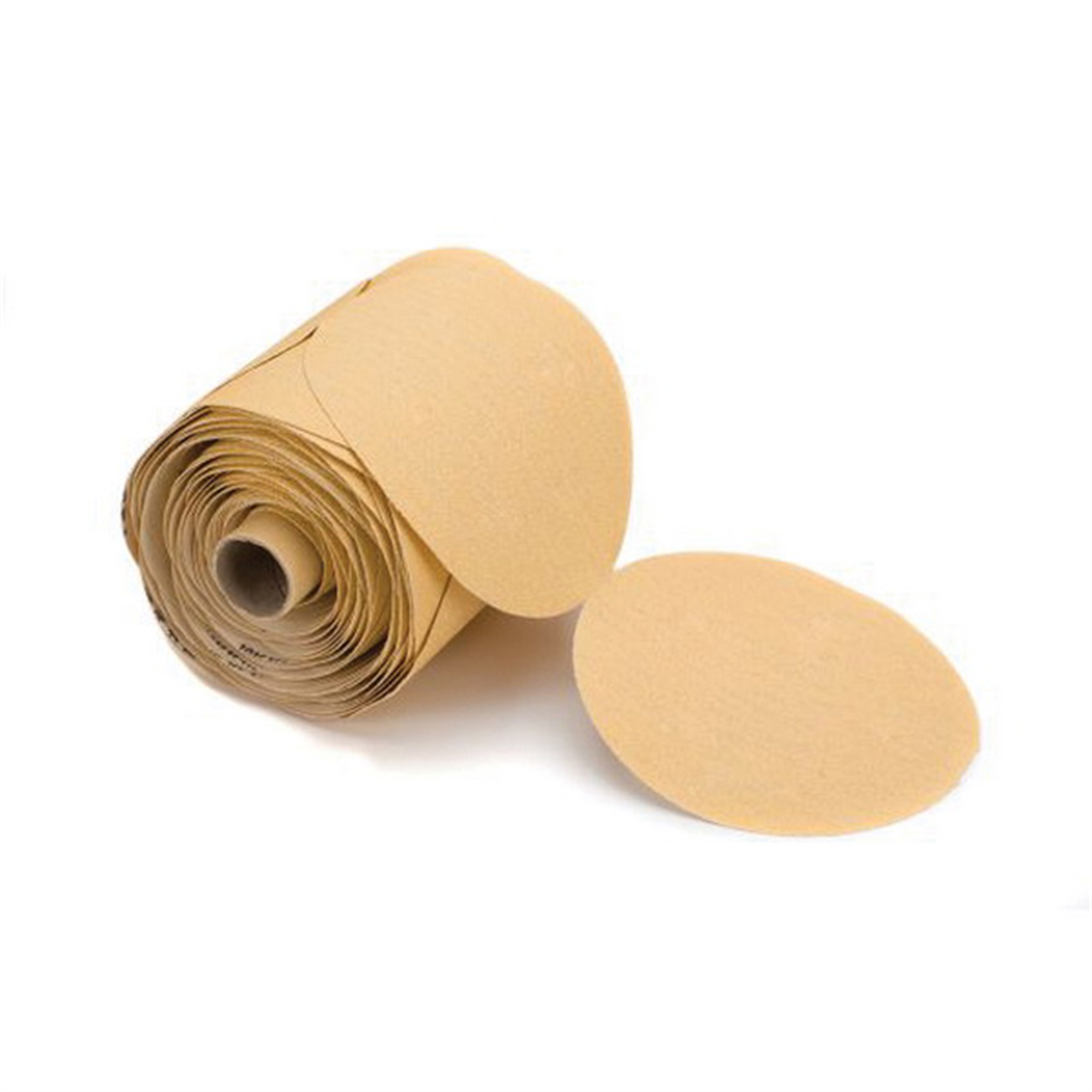 Mirka Abrasives Bulldog Gold 23314080 23 Series Semi-open Coated Link Roll Sanding Disc, 5 In, P80 Grit, Aluminum Oxide