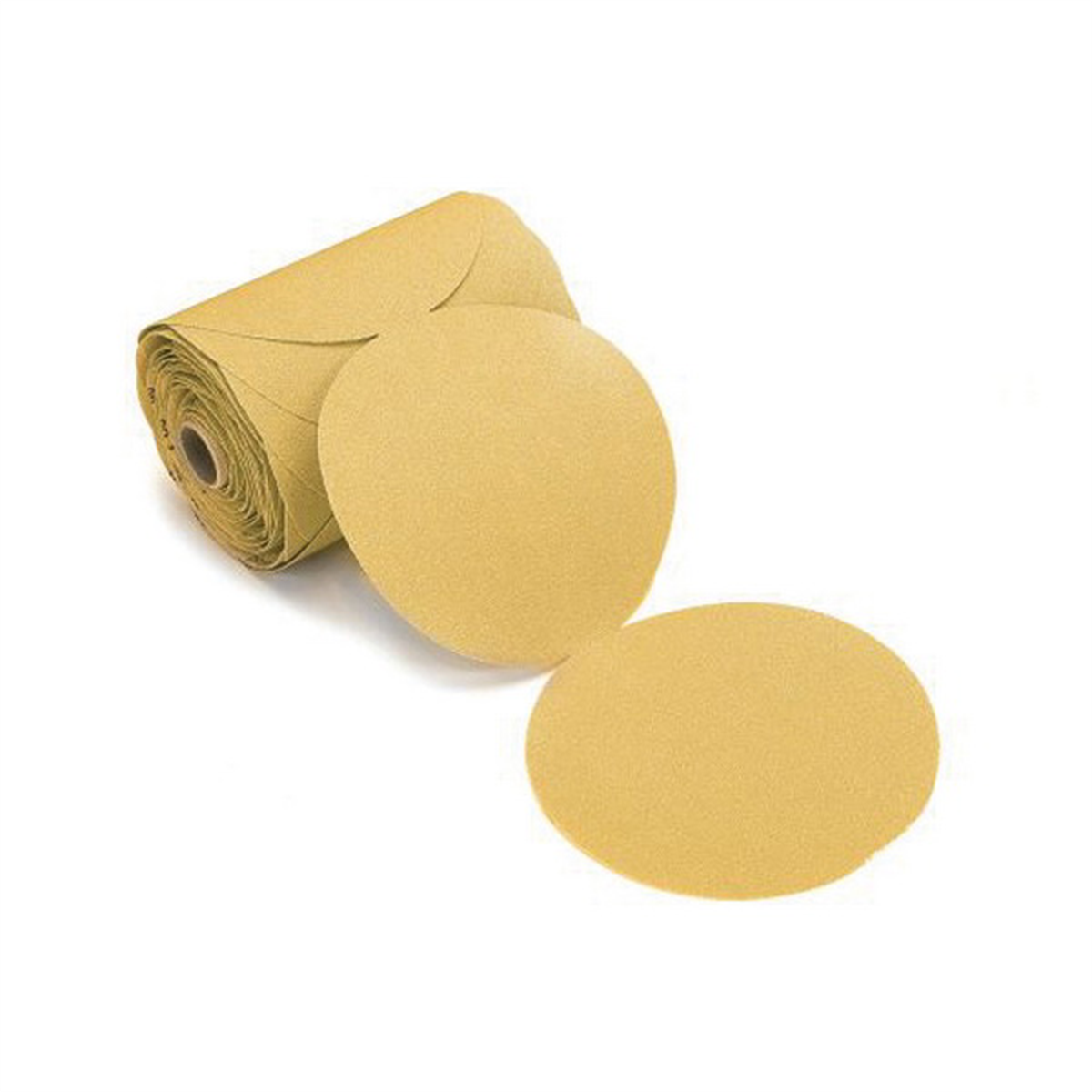 Mirka Abrasives Bulldog Gold 23342220 23 Series Semi-open Coated Link Roll Sanding Disc, 6 In, P220 Grit, Aluminum Oxide