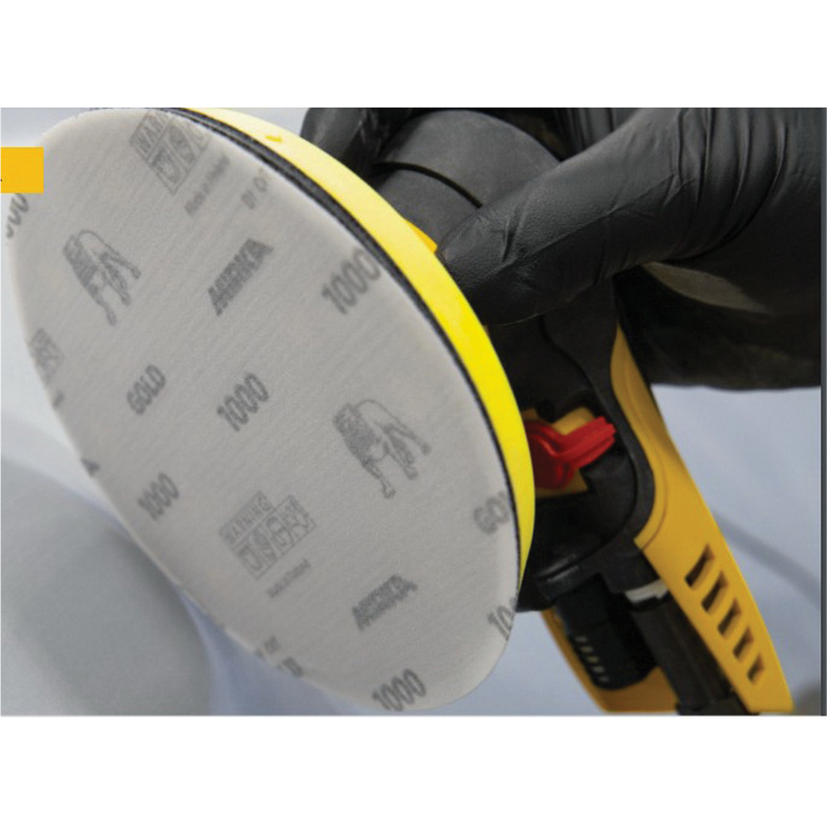 Mirka Abrasives Gold 23-6nhf-1500 Semi Open-coated Sanding Disc, 6 In Dia, 1500 Grit