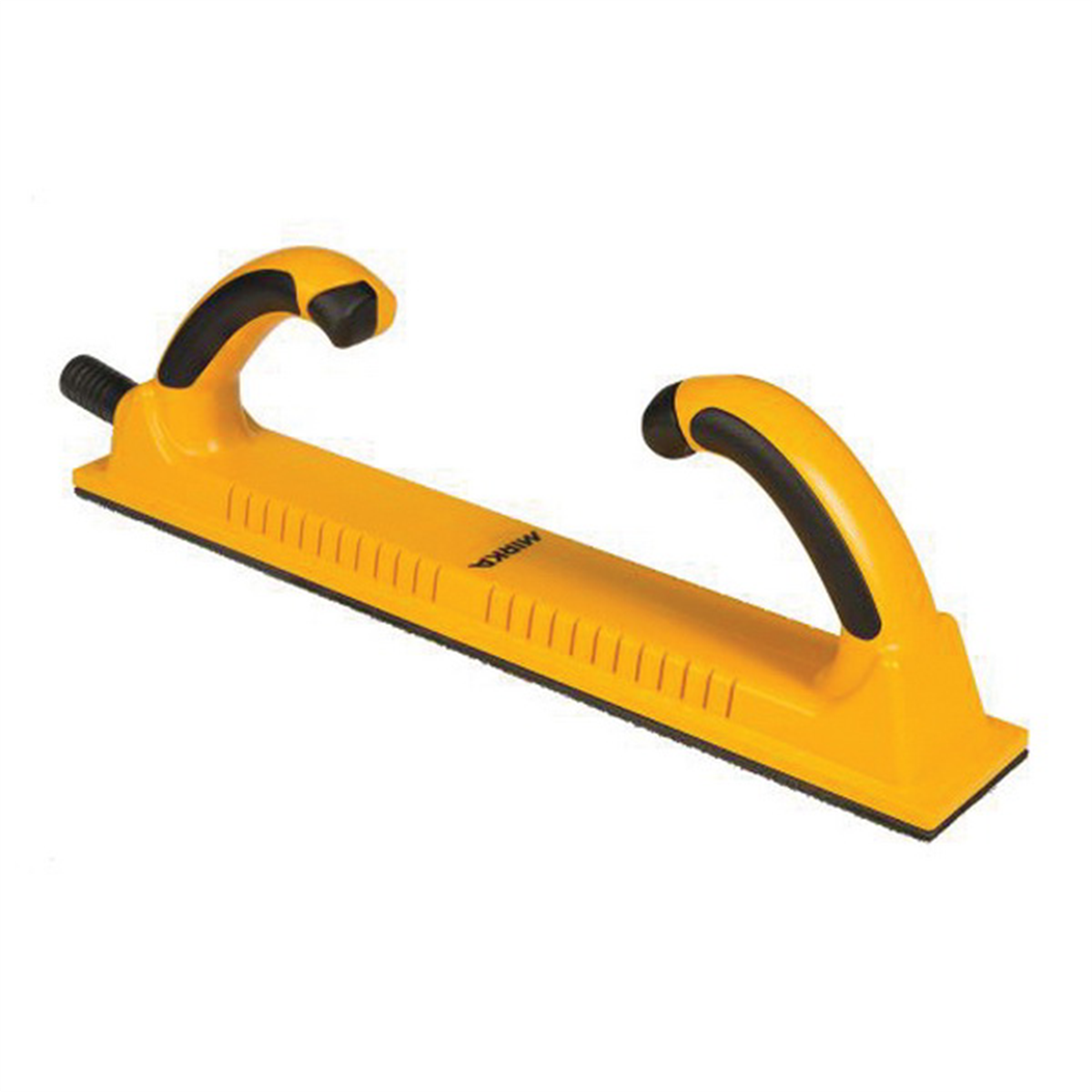 Mirka Abrasives 9116R Rigid Grip Faced Sanding Block, 2-3/4 in W x 16-1/2 in L, Hook and Loop Attachment