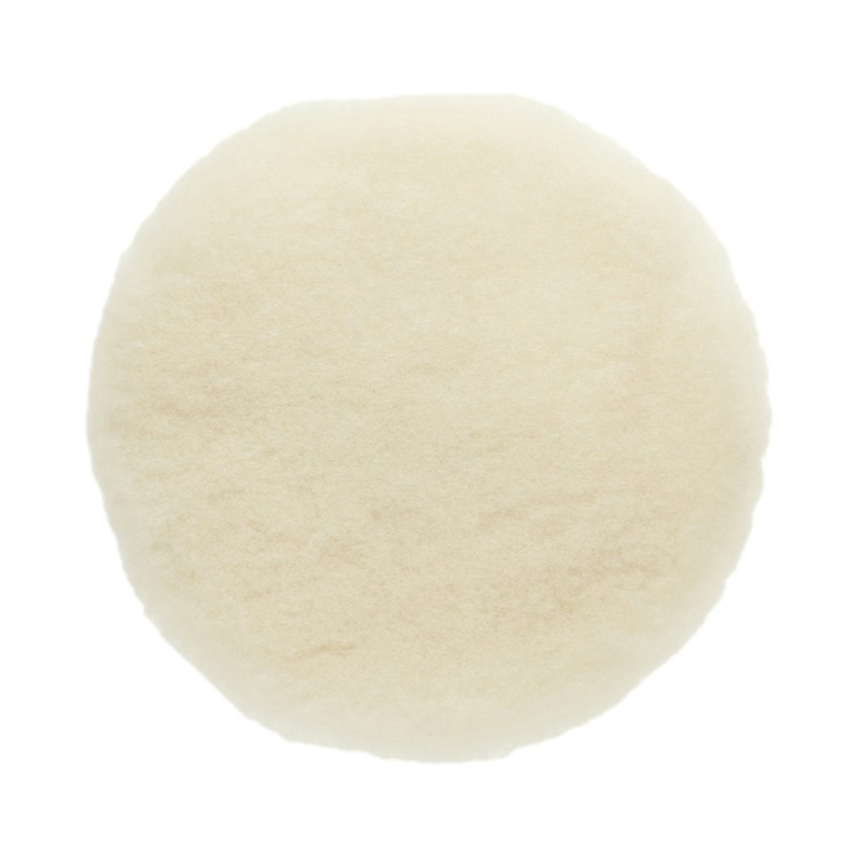Mirka Abrasives MPADLW-7.5 Polishing Pad, 7-1/2 in Dia, Hook and Loop Attachment, Lambs Wool Pad, White