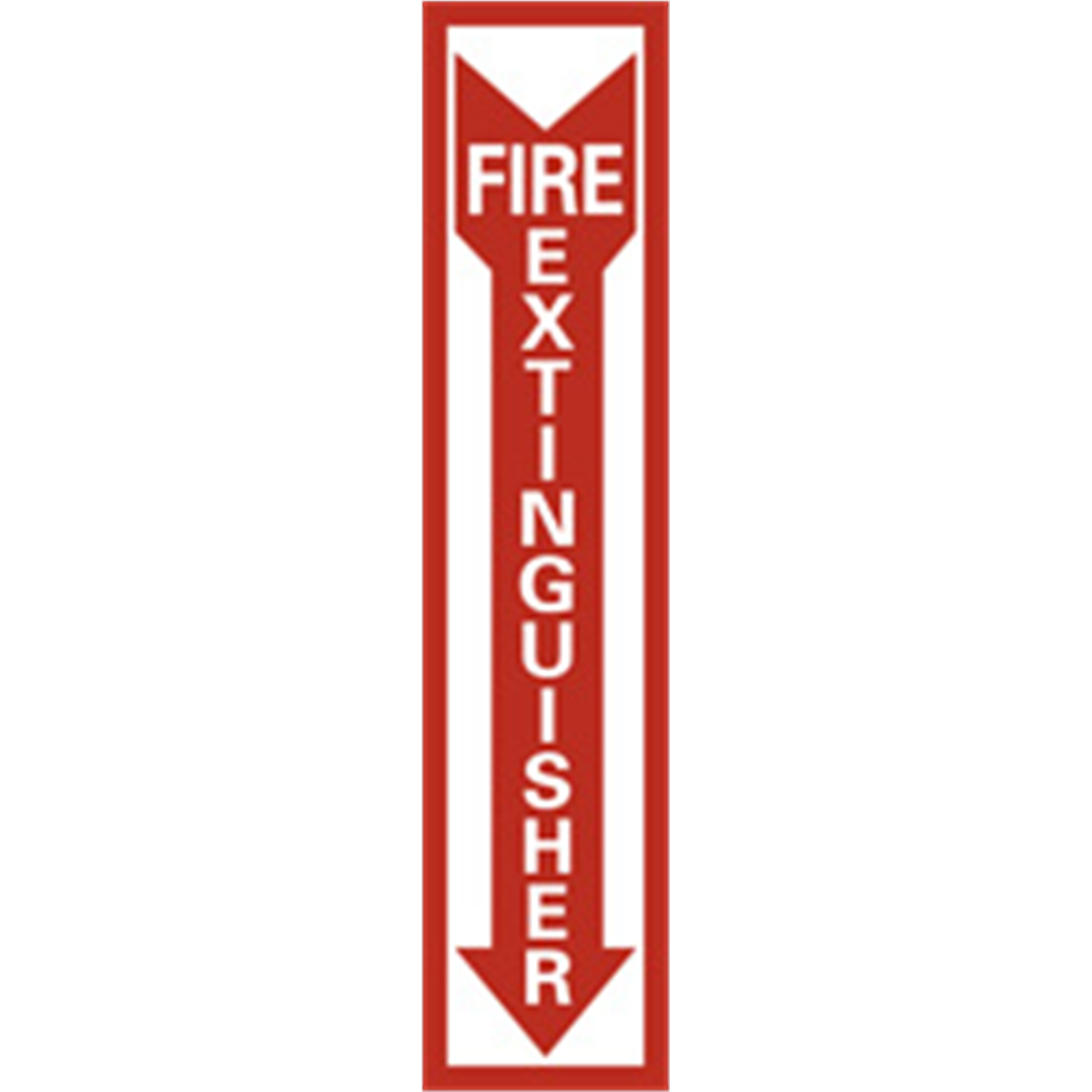 Msc Industrial Supply Fire Extinguisher, Plastic Fire Sign