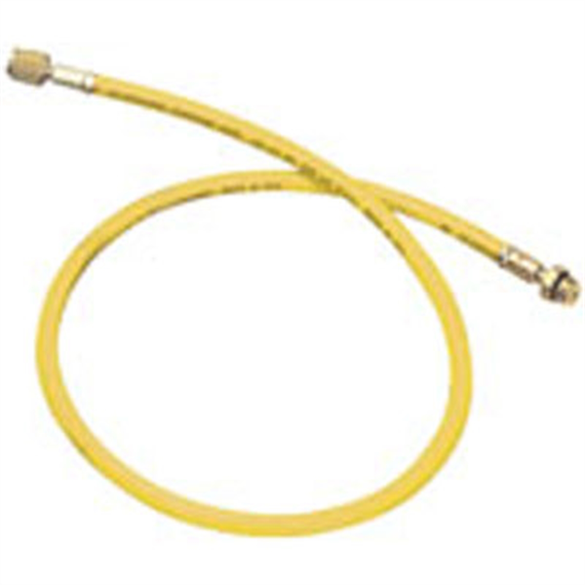 Mastercool 96 in. Yellow R134a hose w/ shu
