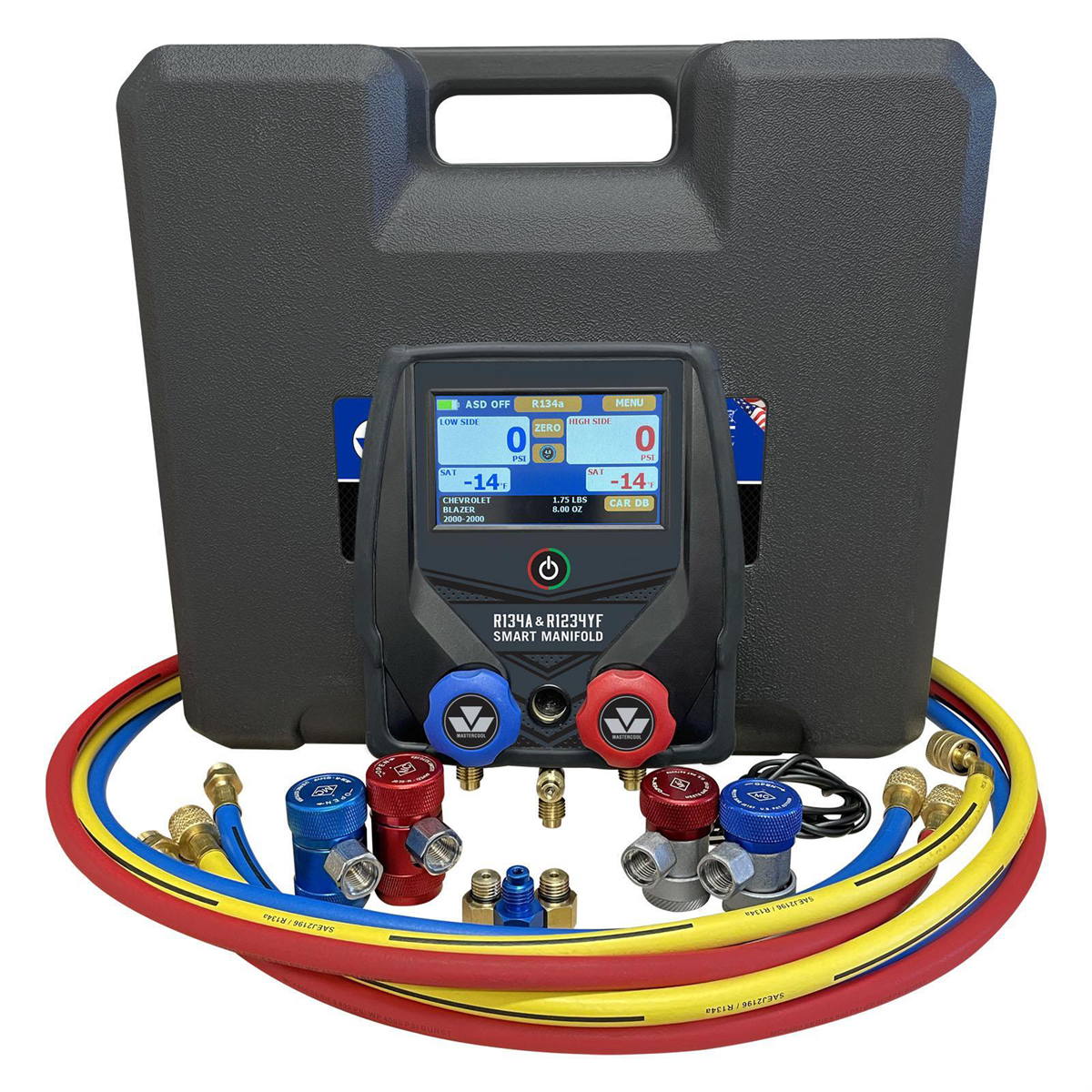 Mastercool R134a & R1234yf Smart Manifold Gauge Set