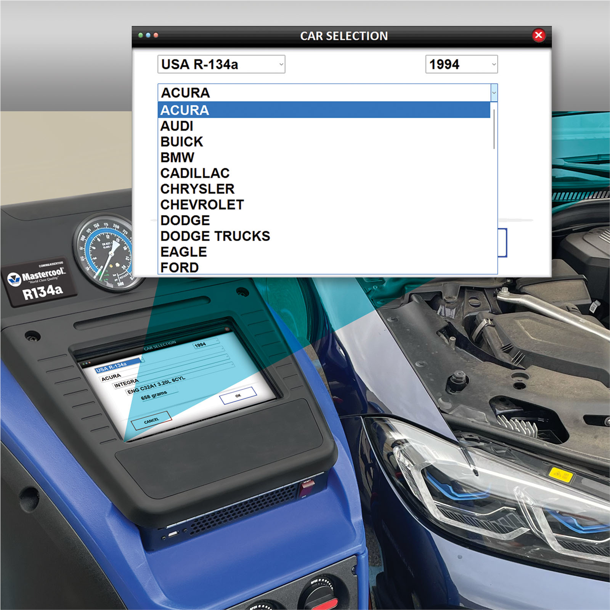 Mastercool Commander Database Update to 2023
