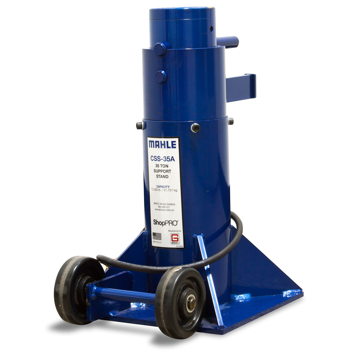 MAHLE Service Solutions CSS-35A - 35 ton Commercial Vehicle Support Stand w/Air Assist