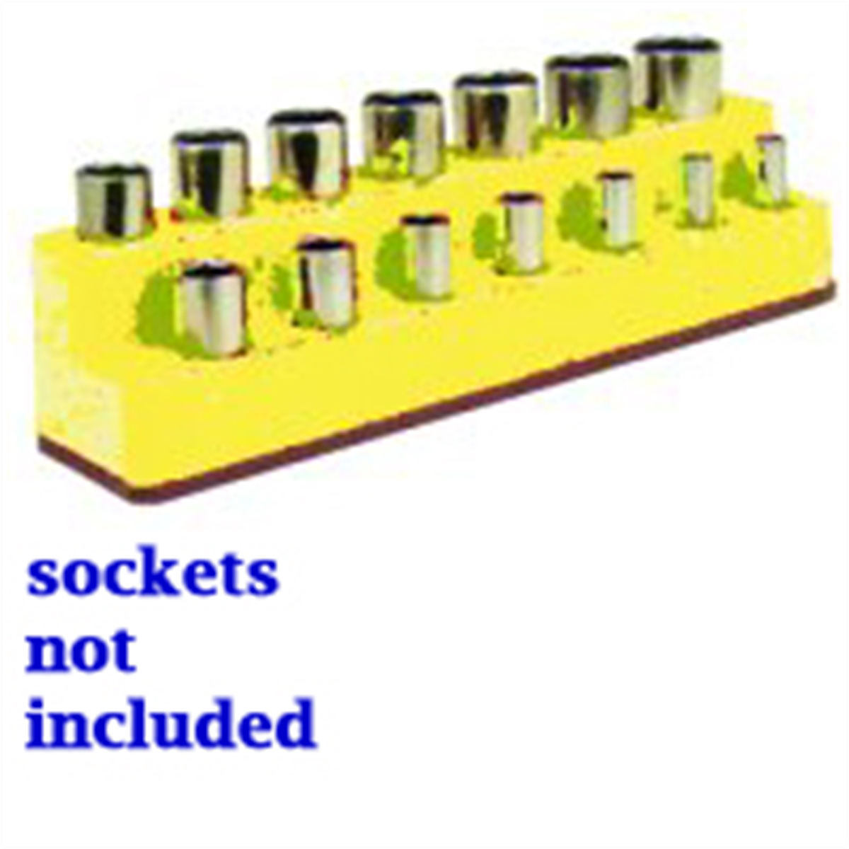 Mechanic's Time Savers Soc Hol 3/8 Imp M Yellow Neon 14 Hol