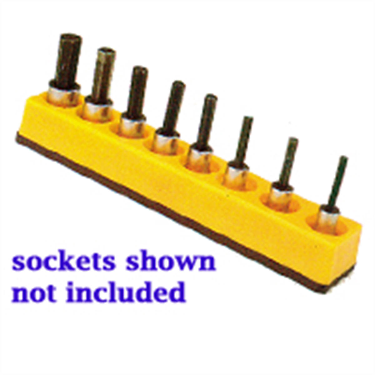 Mechanic's Time Savers Soc Hol 3/8u Mag Yellow Neon