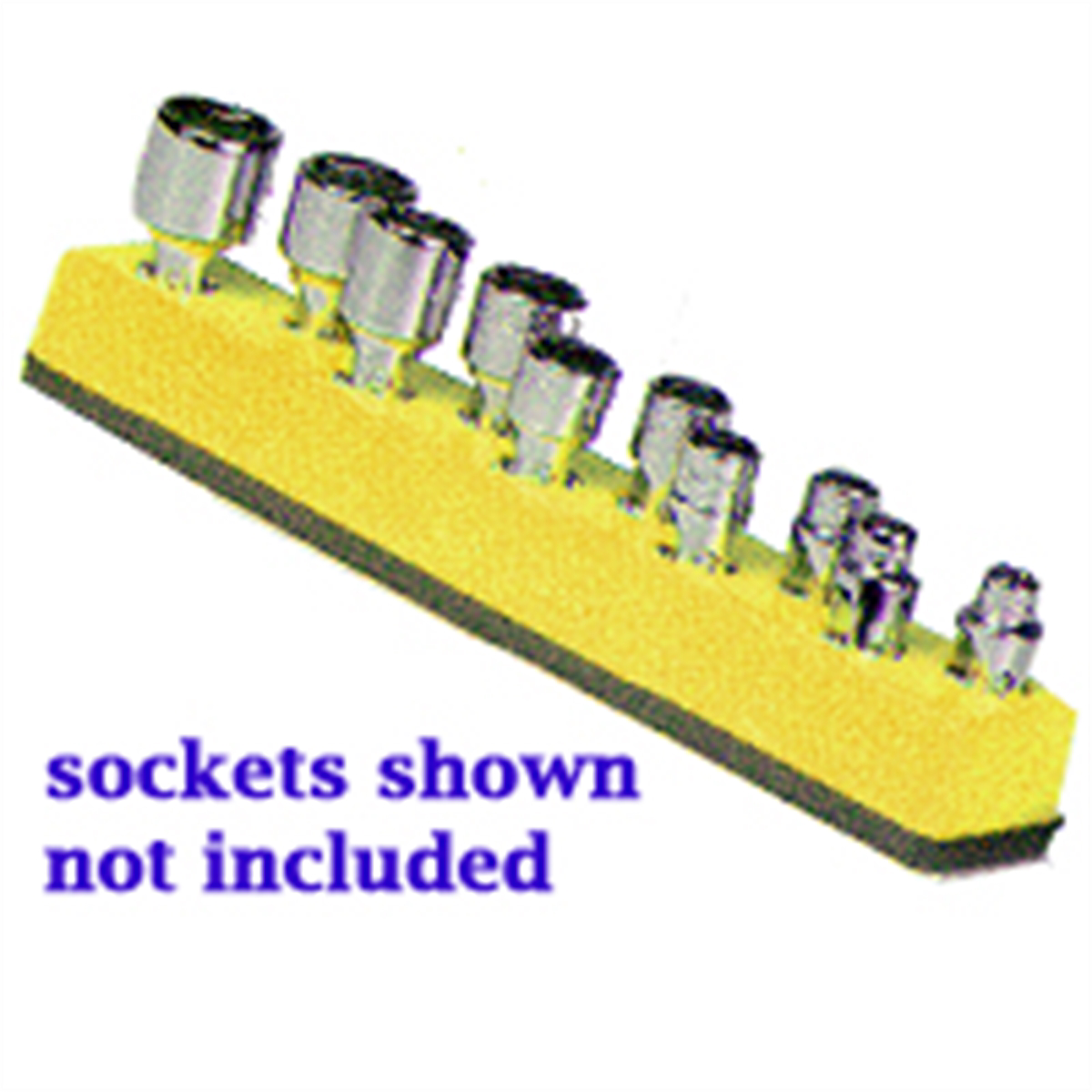 Mechanic's Time Savers SOC HOL 1/4U MAG YELLOW NEON