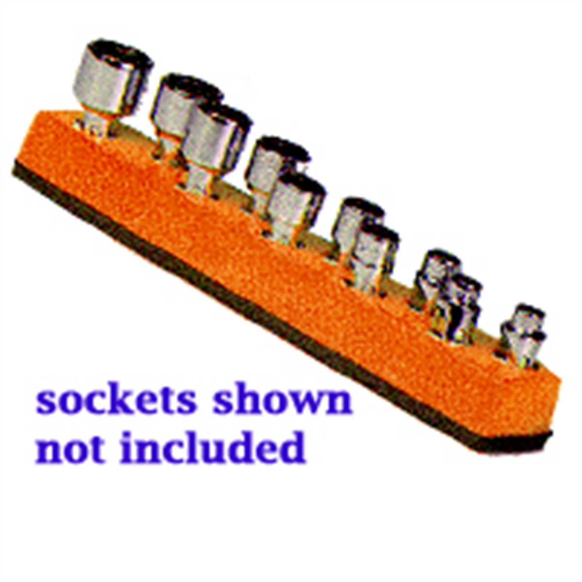 Mechanic's Time Savers SOC HOL 1/4U MAG ORANGE SOLAR