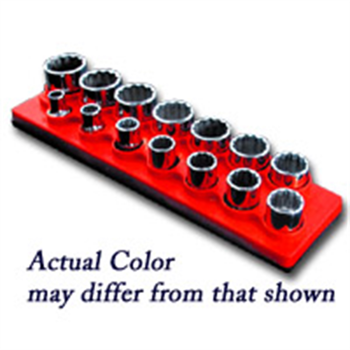 Mechanic's Time Savers SOC HOL 1/2 MAG SAE & METRIC ROCKET RED