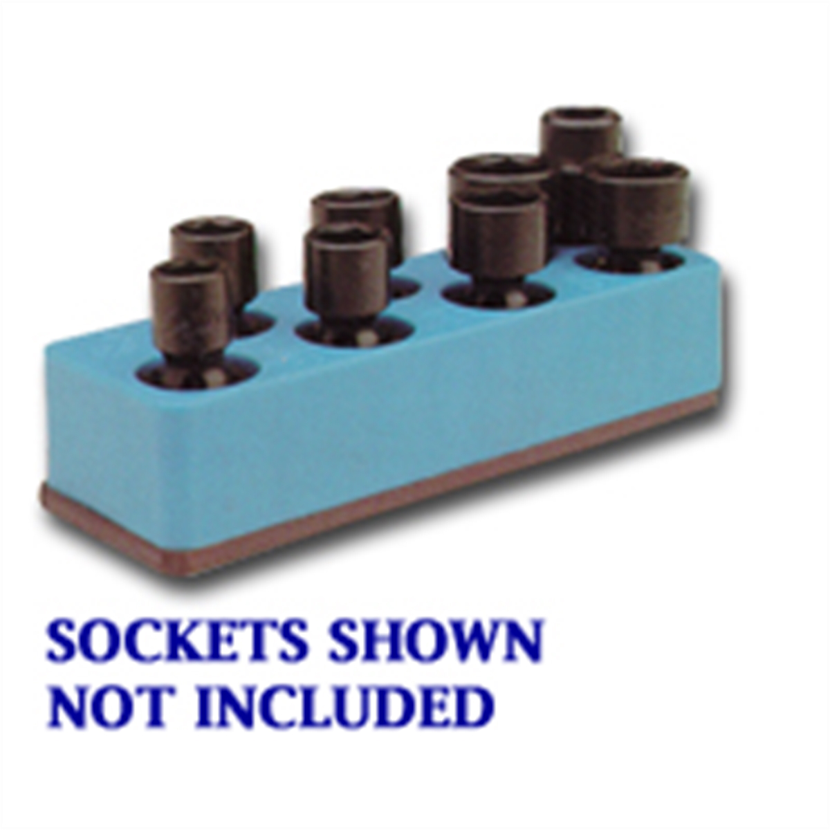 Mechanic's Time Savers - SOC HOL 3/8U IMP BLUE NEON 8 HOLE