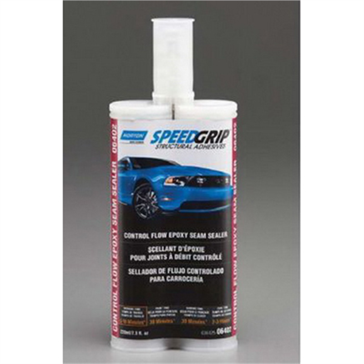 Norton Speed Grip 06402 2-Part Controlled Flow Seam Sealer, 220 mL Cartridge, Cream, Liquid