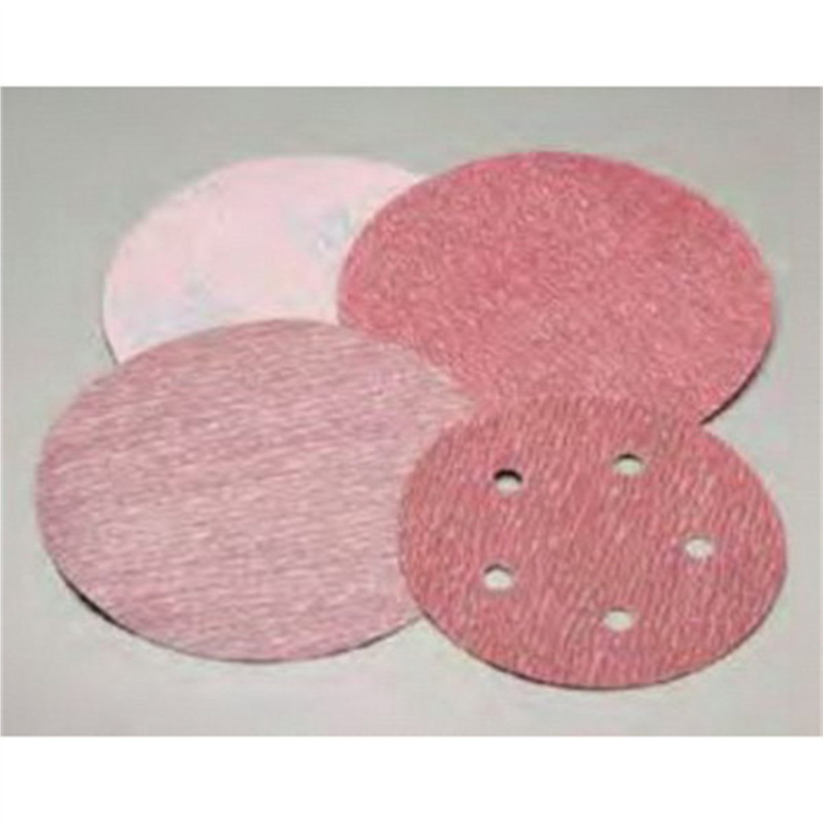 Carborundum Abrasives Carbo Premier Red 20277 Dri-Lube Grip-On Sanding Disc, 6 in, P320 Grit, Aluminum Oxide