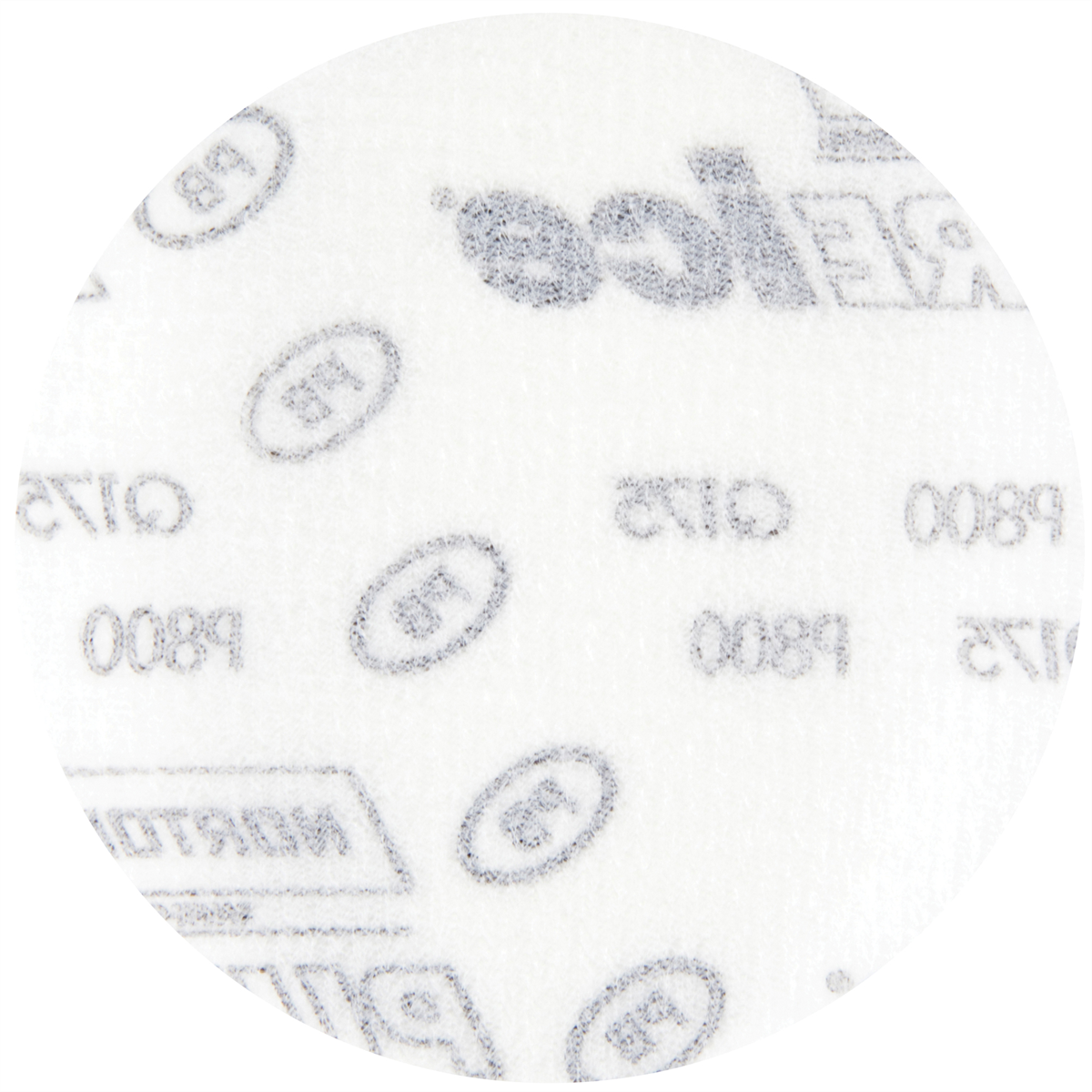 Norton Pure Ice 88716 Q175 Series Non-Vacuum Sanding Disc, 6 in, P1500 Grit, Aluminum Oxide