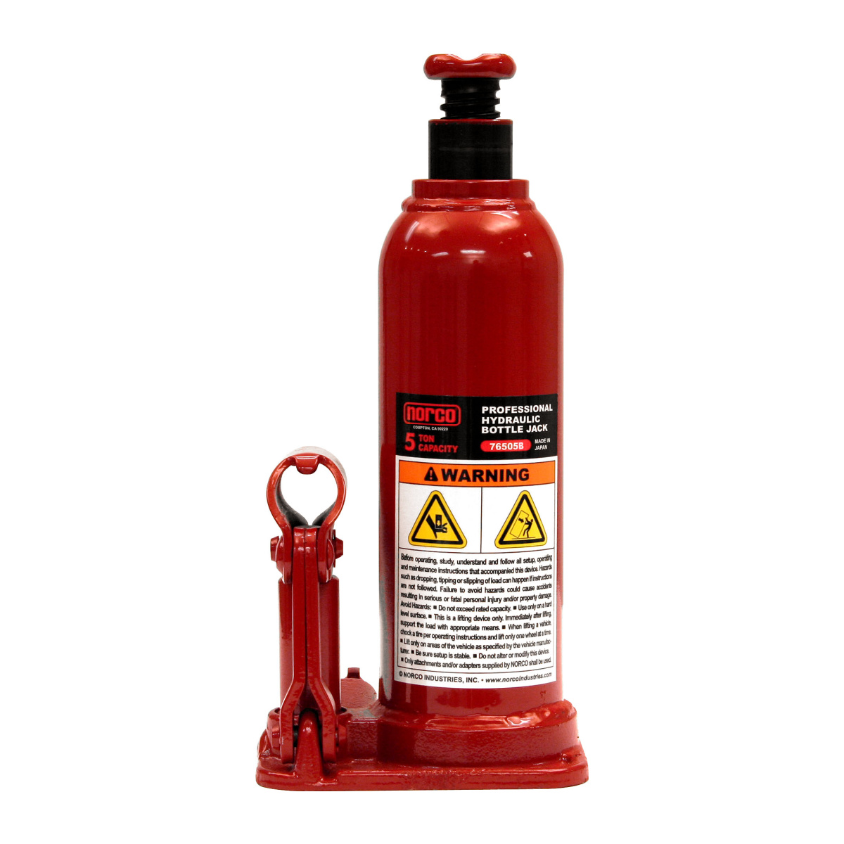 Norco Lifting Equipment 5 Ton Capacity Bottle Jack