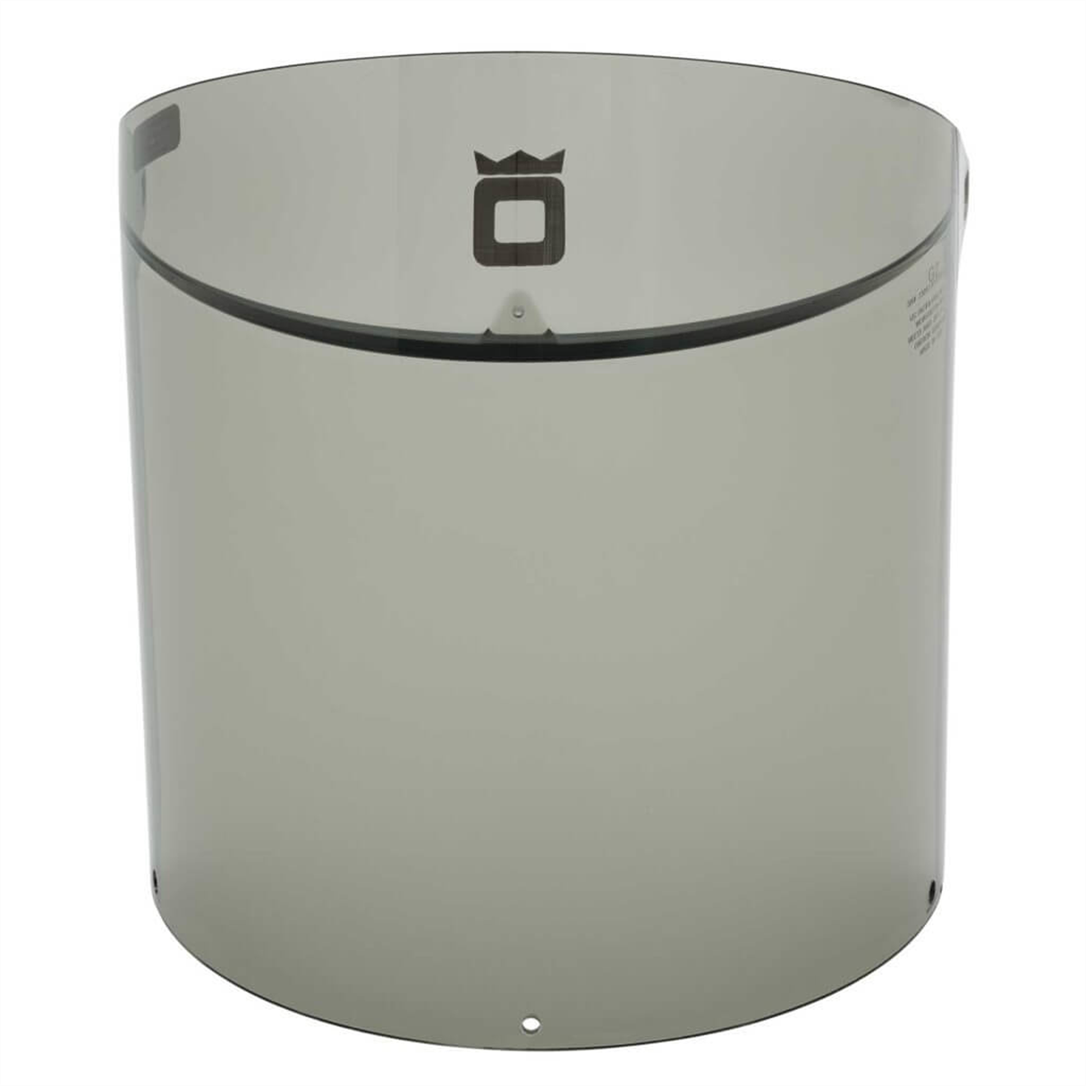 OBERON Face Shield Replacement Window - Polycarbonate - Arc Flash - 30 Cal TCG -Window: Clear Grey