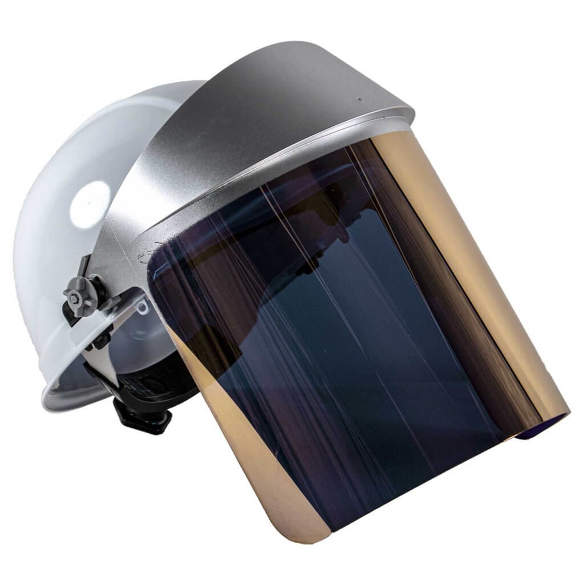 Oberon Face Shield & Hard Cap - Heat Reflective - Window: Didymium Gold