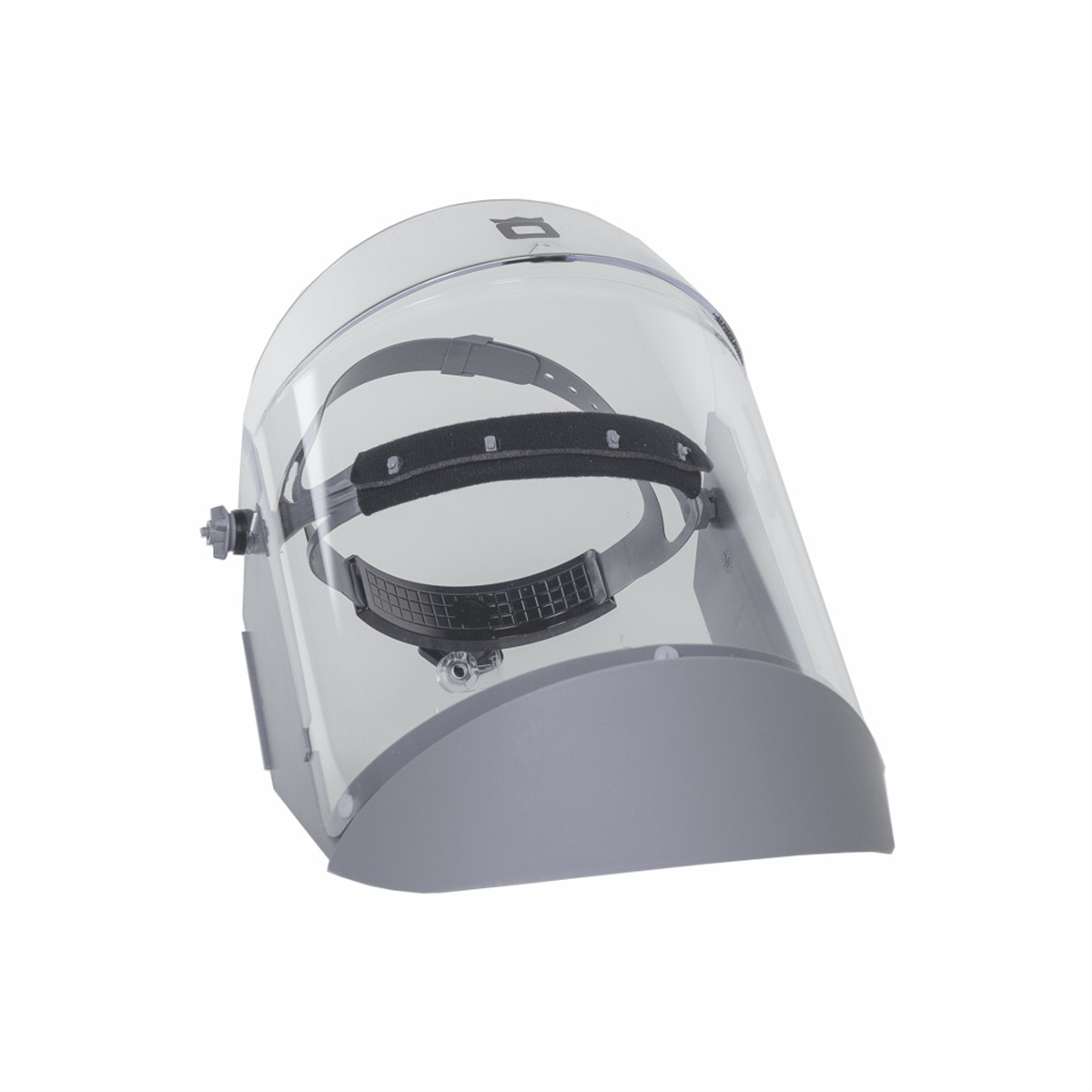 OBERON Face Shield with Ratcheting Headgear - Polycarbonate - Window: Clear Anti-Fog - With Lower Crown & Side Shields