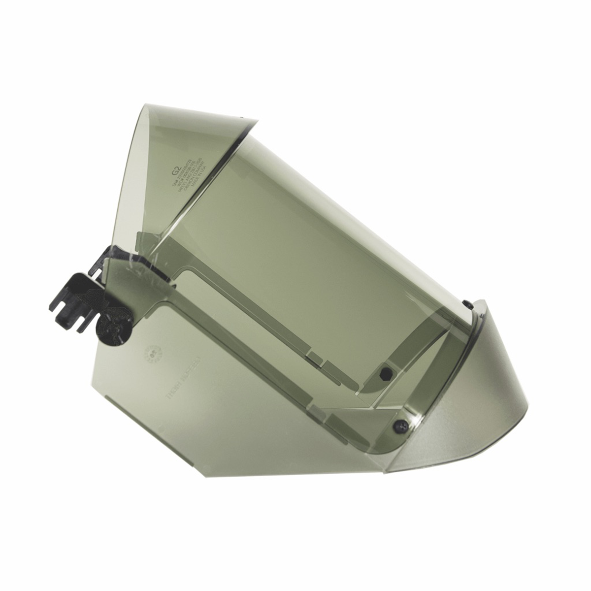 Oberon Face Shield - Arc Flash - 12 Cal Tcg - With Hard Hat Adapters - Oberon Hard Caps - Lens Color: Clear Grey Anti-fog