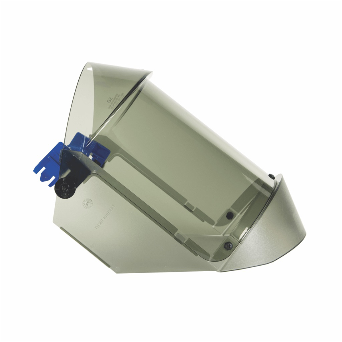 Oberon Face Shield - Arc Flash - 30 Cal Tcg - With Hard Hat Adapters - North Safety, Honeywell/akron/techna, Msa Top Guard & Thermal Guard, Dynamic Safety, And Vallen Valiant Hard Caps - Lens Color: Clear Grey Anti-fog