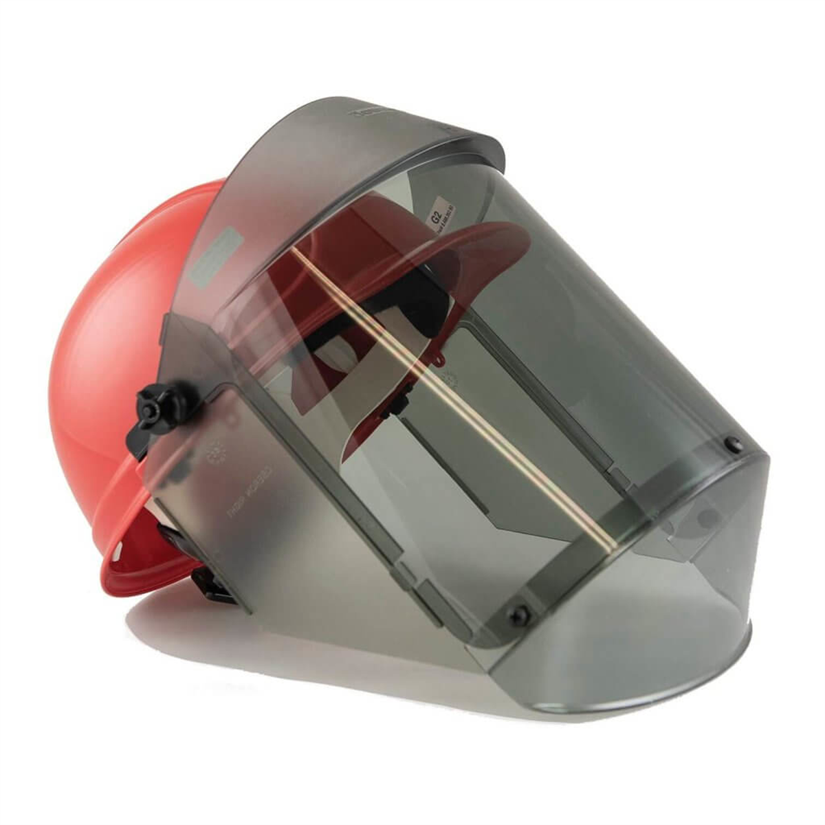 Oberon Face Shield & Hard Cap - Arc Flash - 30 Cal Tcg - Canadian - Lens Color: Clear Grey Anti-fog