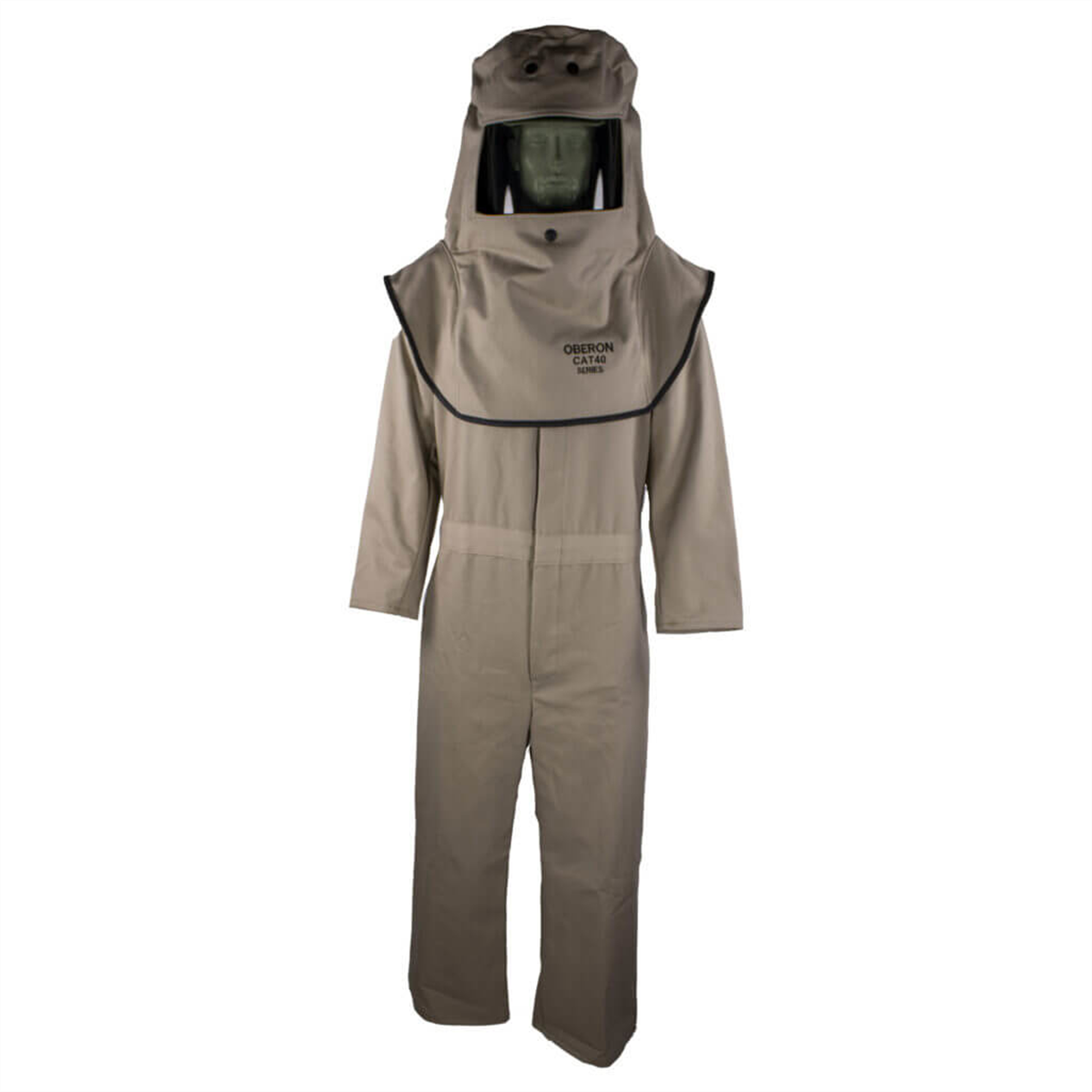 Oberon Suit Kit - Arc Flash - 40 Cal CAT&trade;  - Comes with Hood and Coveralls - Color: Khaki - Size: XL