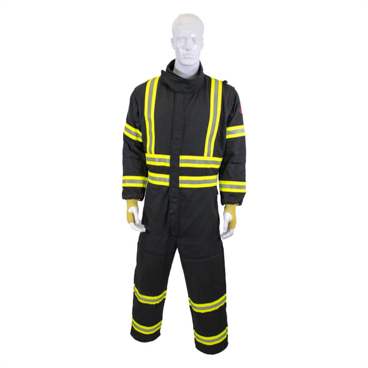 Oberon Coveralls - Gas Extraction - GES8+&trade; - With Escape Strap - Color: Black - Size: Medium Extra Short