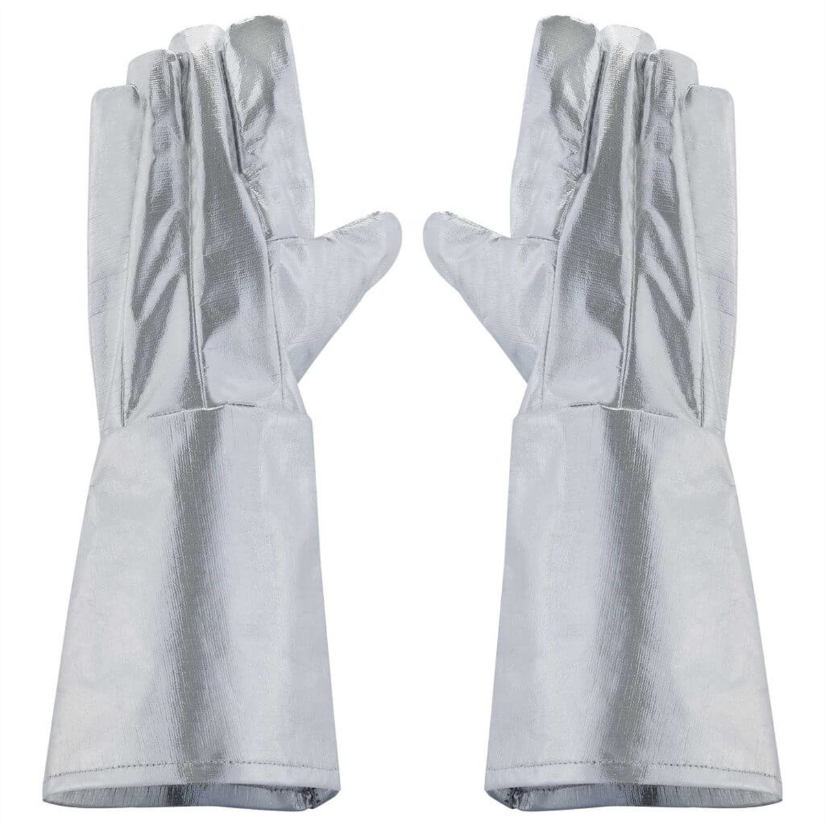 Oberon Gloves - Heat Reflective Aluminized PBI Kevlar - Size: Large