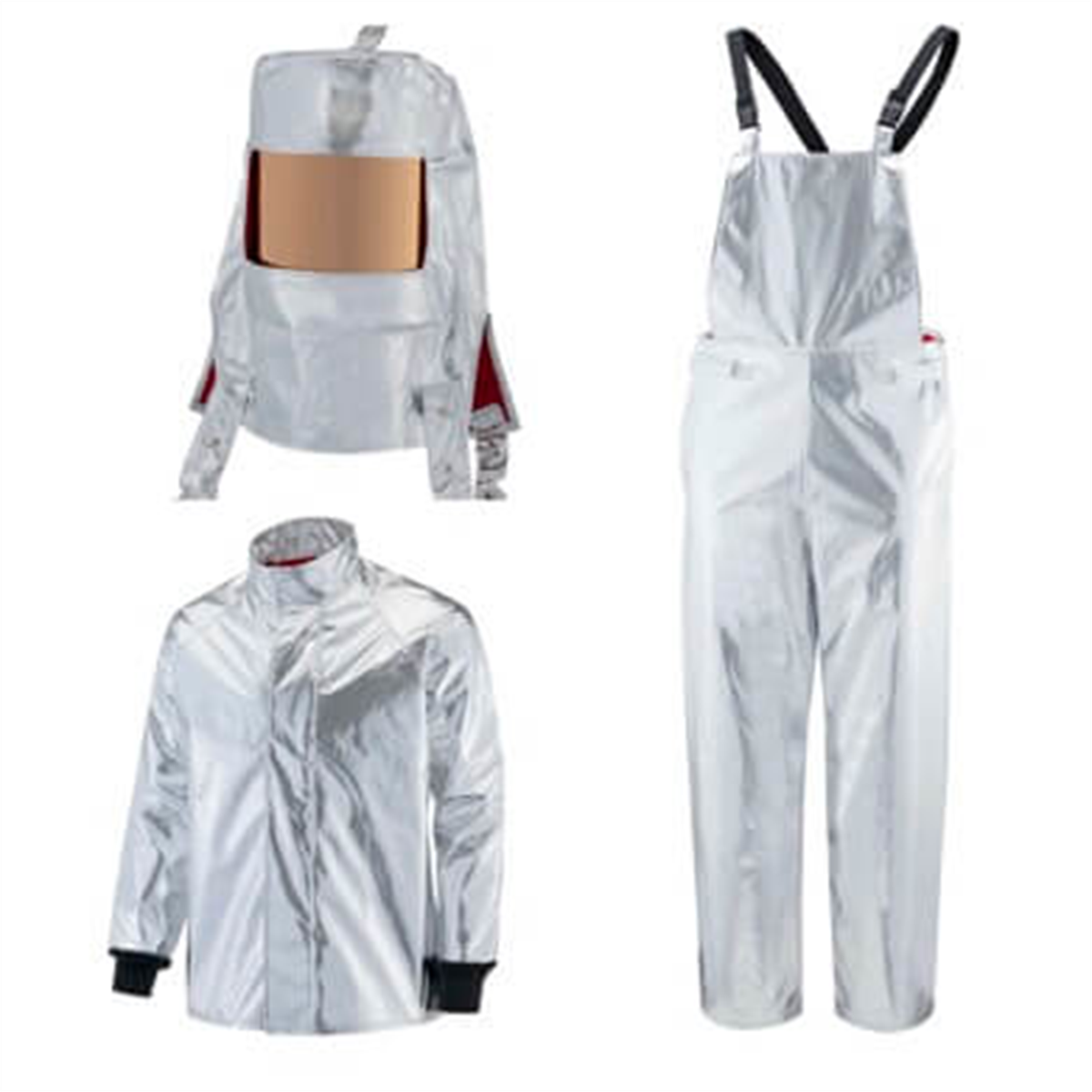 Oberon Suit Kit - Heat Reflective Aluminized PBI Kevlar - Size: Medium