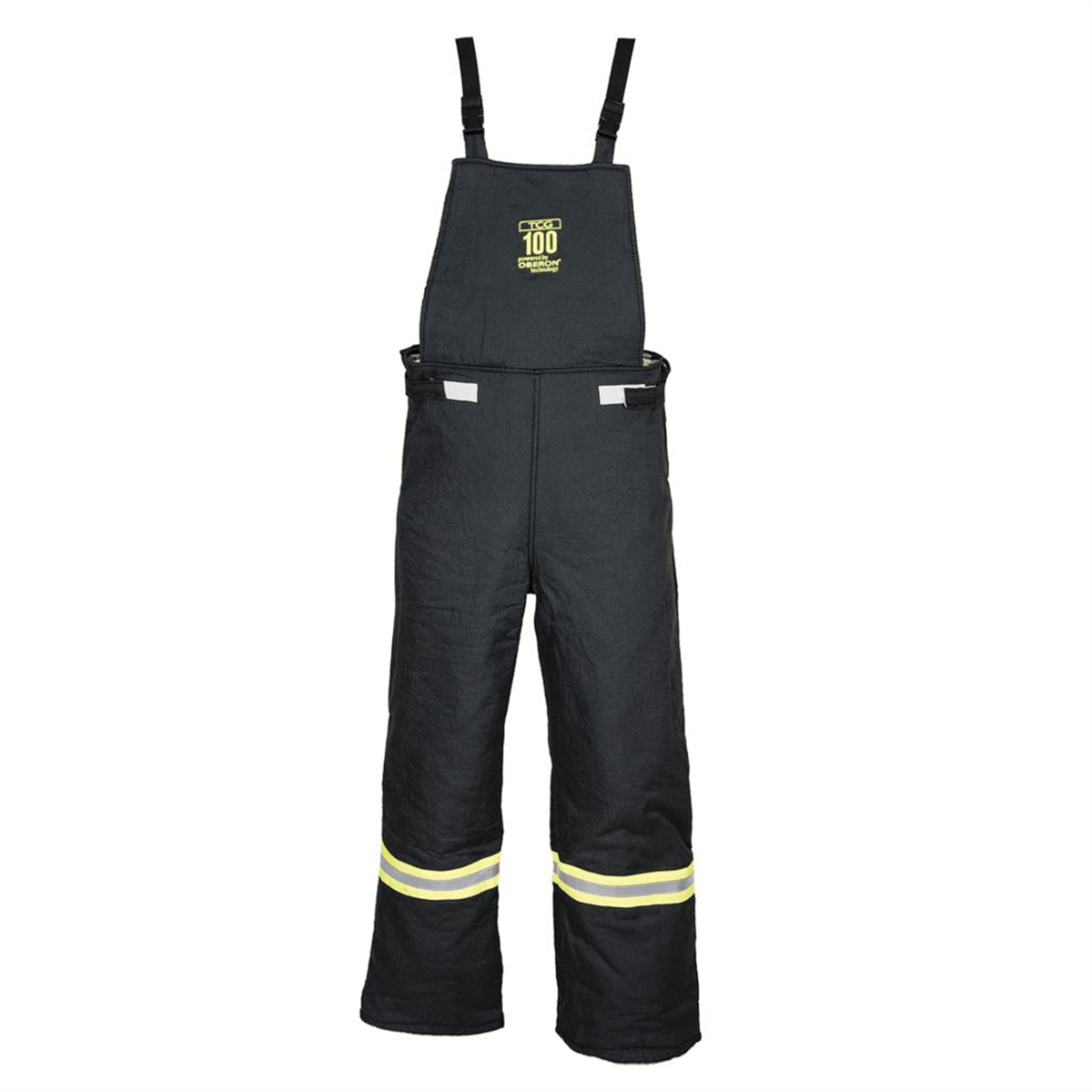 Oberon Bib Overalls - Arc Flash - 100 Cal TCG&trade; Ultralight - Color: Black - Size: 3XL