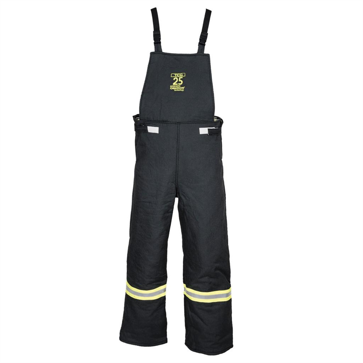 Oberon Bib Overalls - Arc Flash - 25 Cal TCG&trade; - Color: Black - Size: 3XL