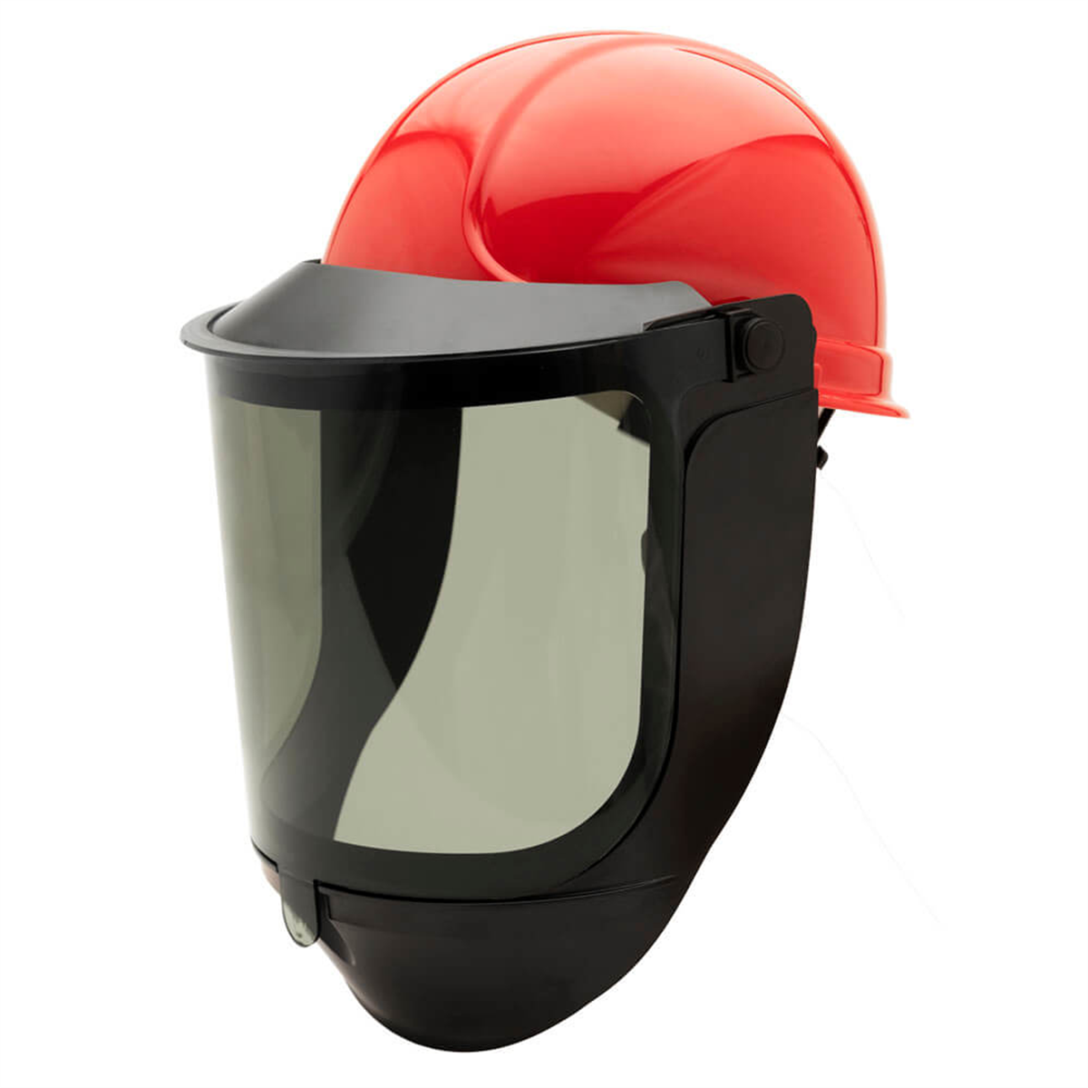 OBERON Face Shield & Hard Cap - Arc Flash - 30 Cal TCG - EZ Lift - Lens Color: True Color Grey