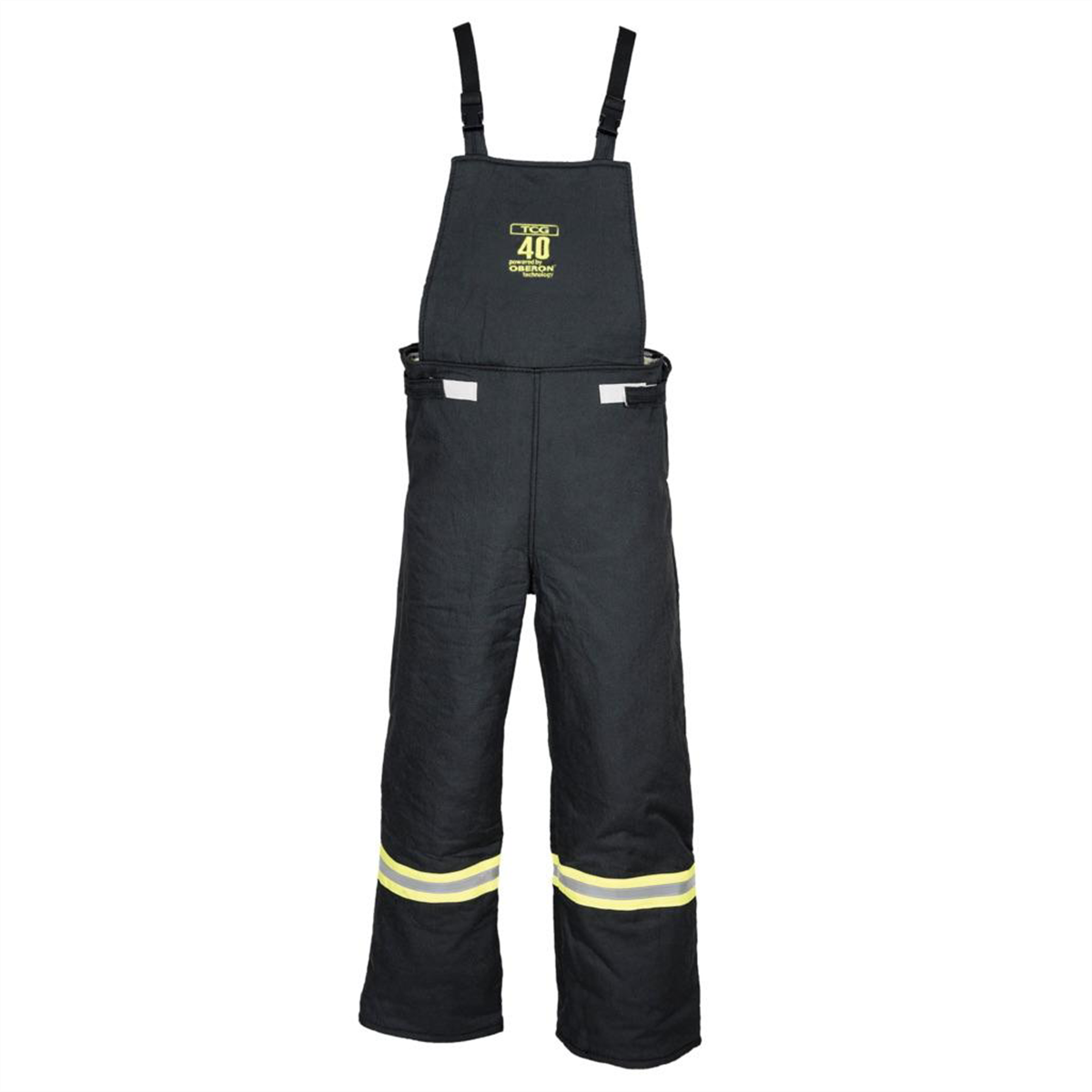 Oberon Bib Overalls - Arc Flash - 40 Cal TCG&trade; - Color: Black - Size: 2XL Tall