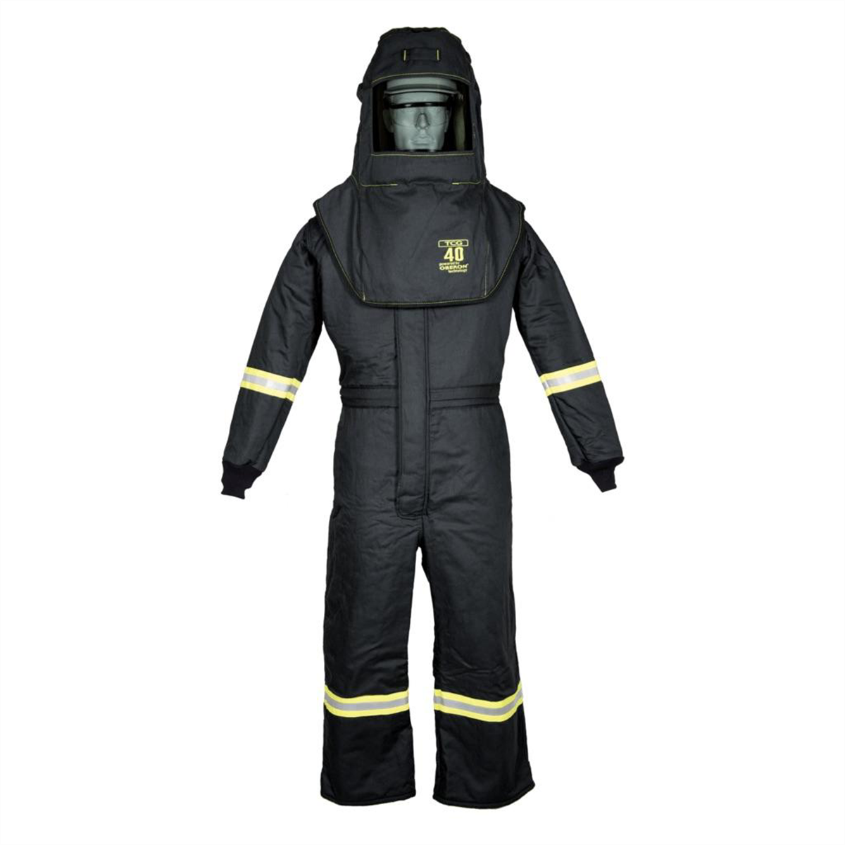 Oberon Suit Kit - Arc Flash - 40 Cal TCG&trade; - Comes with Hood and Coveralls - Color: Black - Size: 2XL