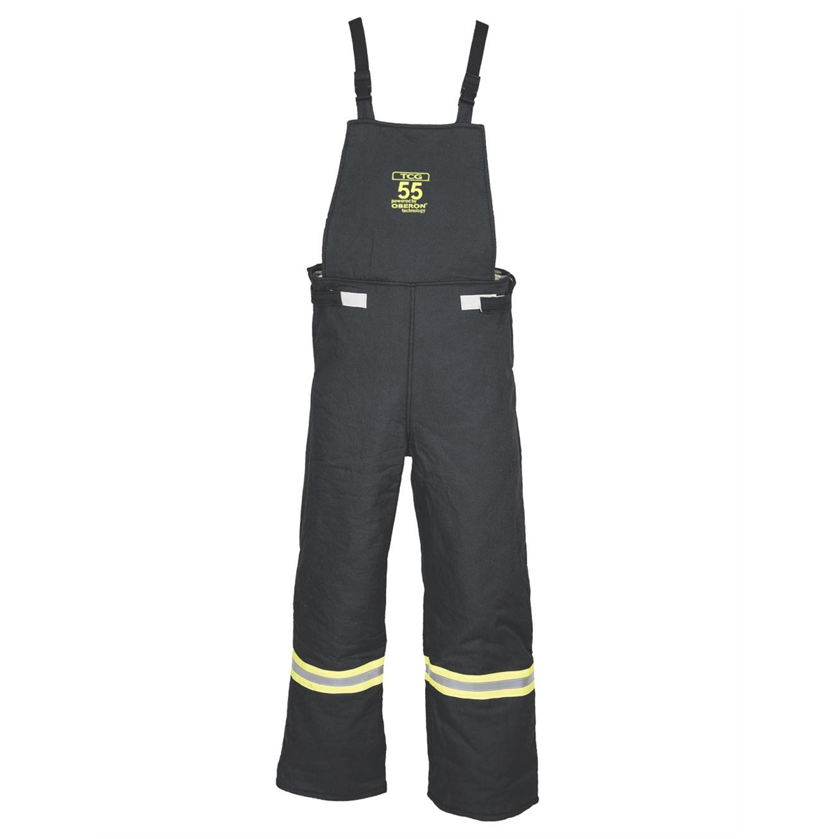 Oberon Bib Overalls - Arc Flash - 55 Cal TCG&trade; - Color: Black - Size: 5XL