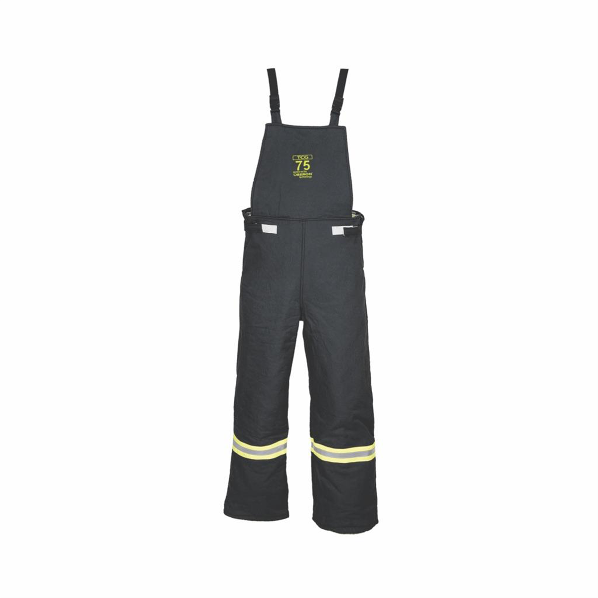 Oberon Bib Overalls - Arc Flash - 75 Cal TCG&trade; - Color: Black - Size: 4XL