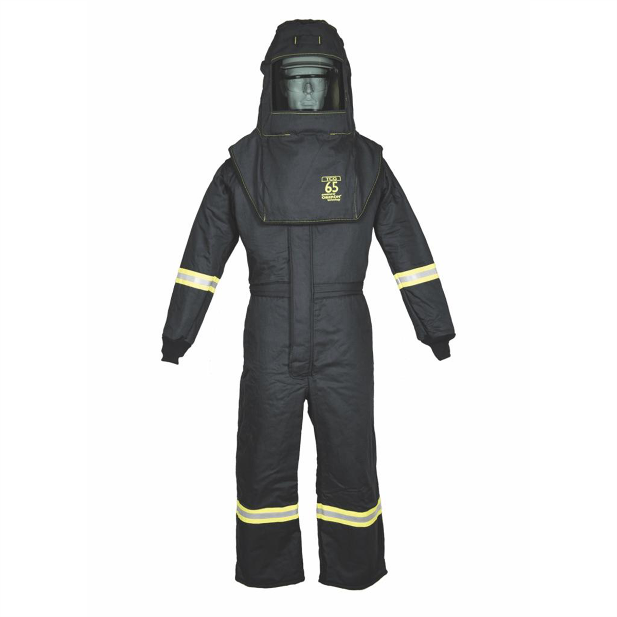 Oberon Suit Kit - Arc Flash - 75 Cal Tcg - Comes With Hood And Coveralls - Color: Black - Size: