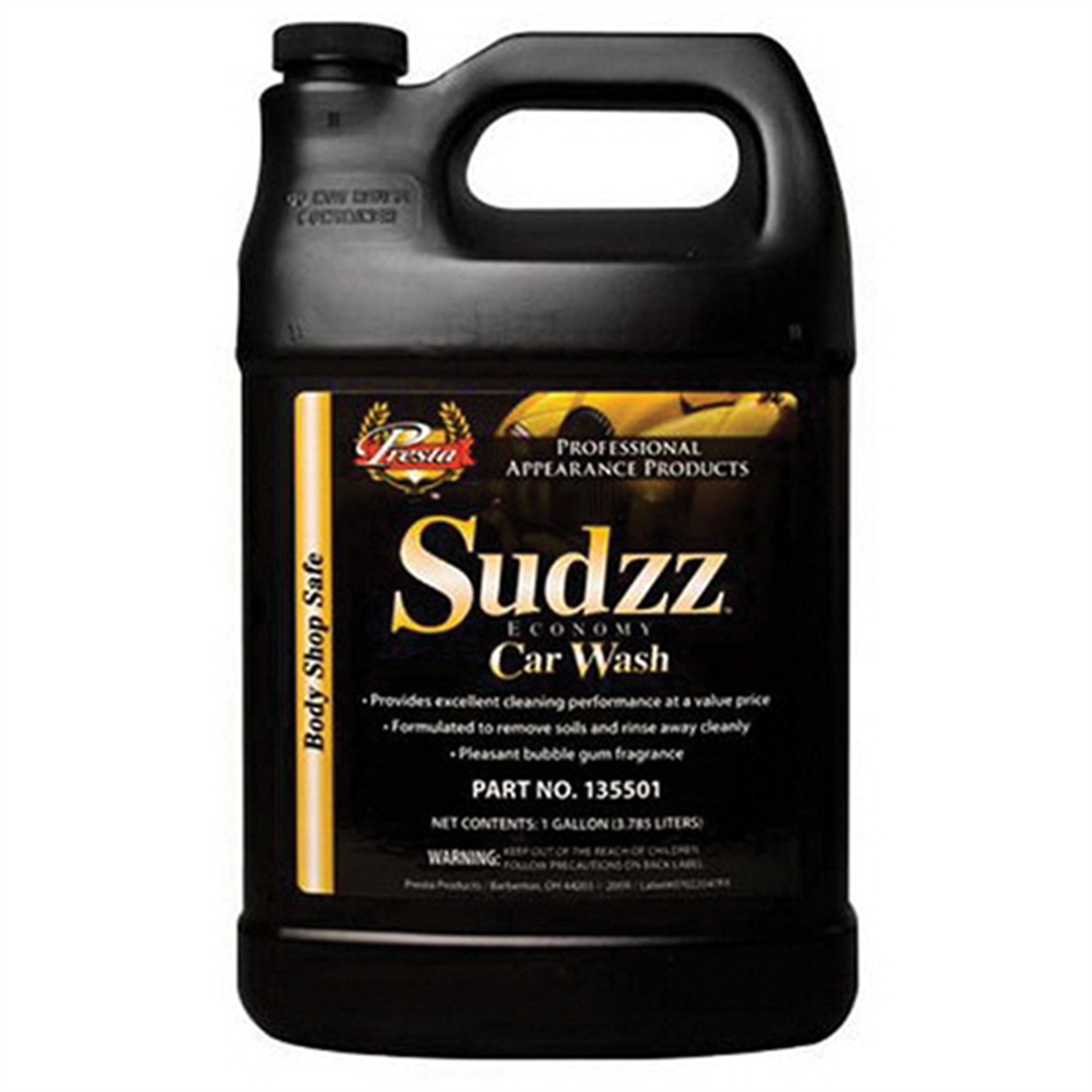 Presta Lubri-Suds 135501 Car Wash, 1 gal Bottle, Pink