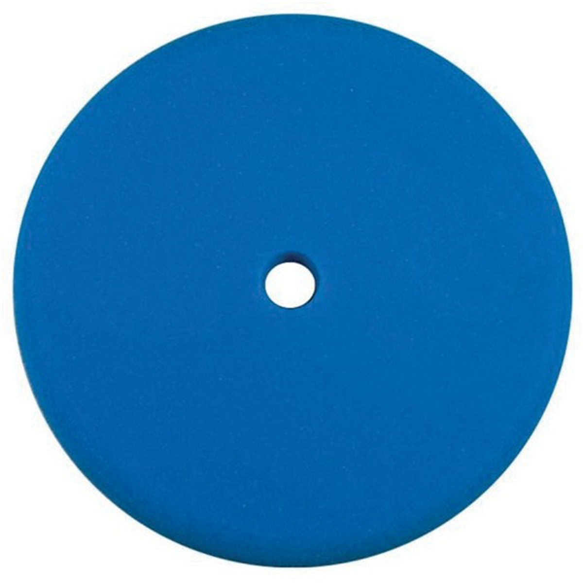 Presta 890145 Single Sided Soft Polishing Pad, 8-1/2 in Dia, 1-1/2 in THK, Hook and Loop Attachment, Foam Pad, Blue