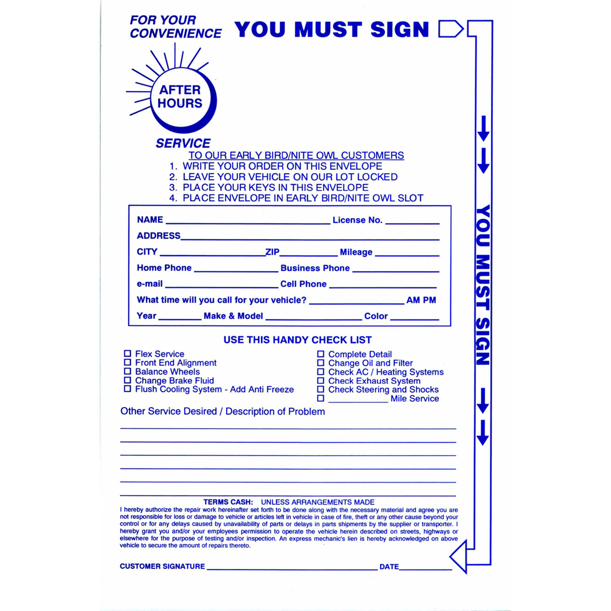 Petoskey Plastics Envelopes for Key Drop Box