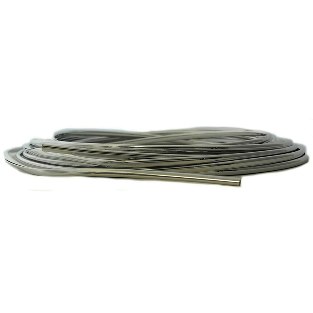 Protekto Trim 39-210 Full Size Door Edge Molding, 50 ft L, Chrome