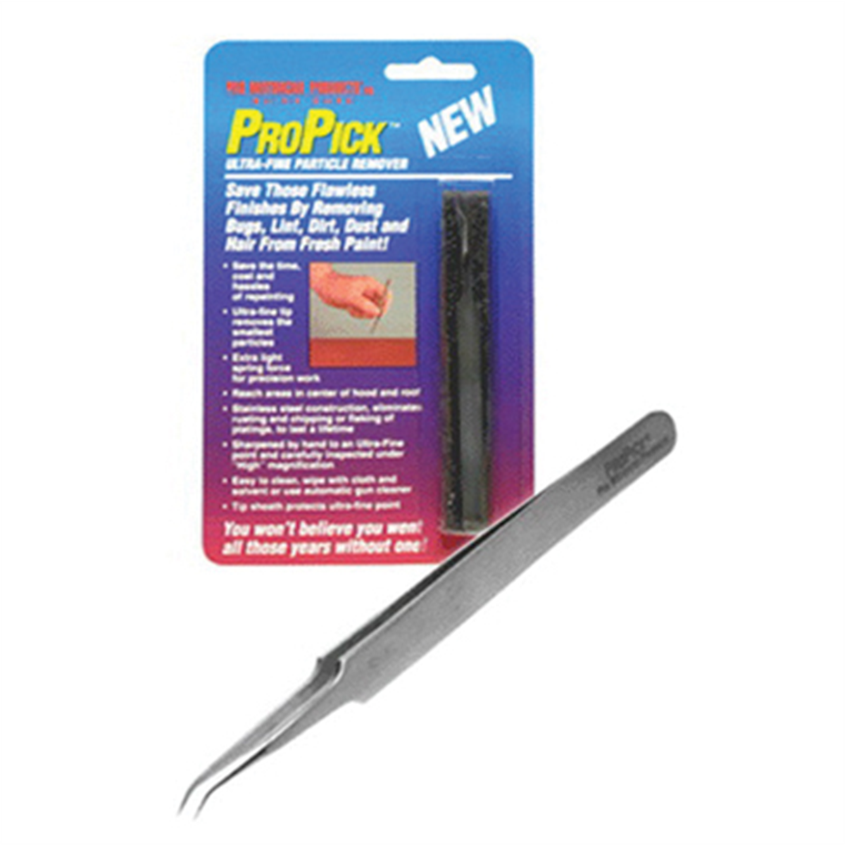 Pro-Motorcar Products ProPick 7437 Paint Tweezer, Stainless Steel