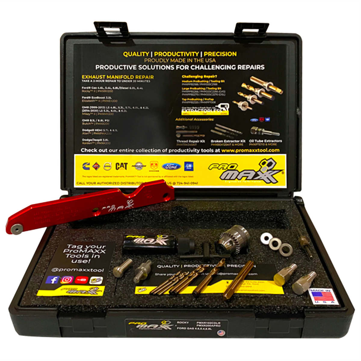 ProMAXX Tool by Milton&trade; Ford 4.6L, 5.4L, 6.8L Exhaust Manifold Repair ProPLUS